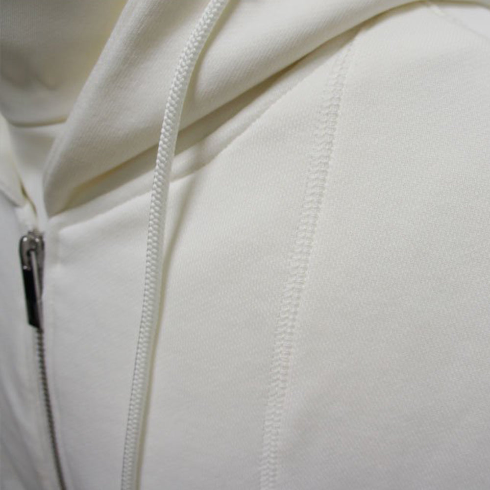 22SS ZIP UP EMB. HOODIE (white)