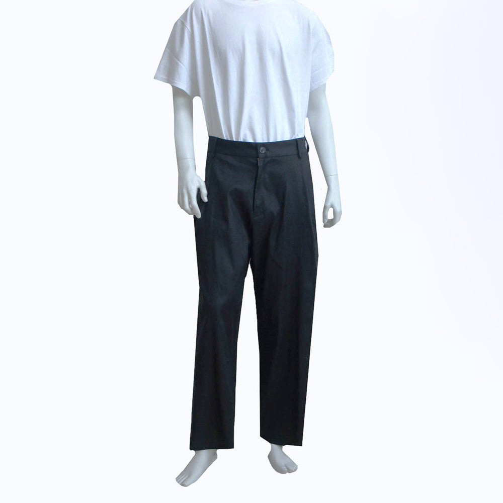 WIDE STRAIGHT PANTS LINEN