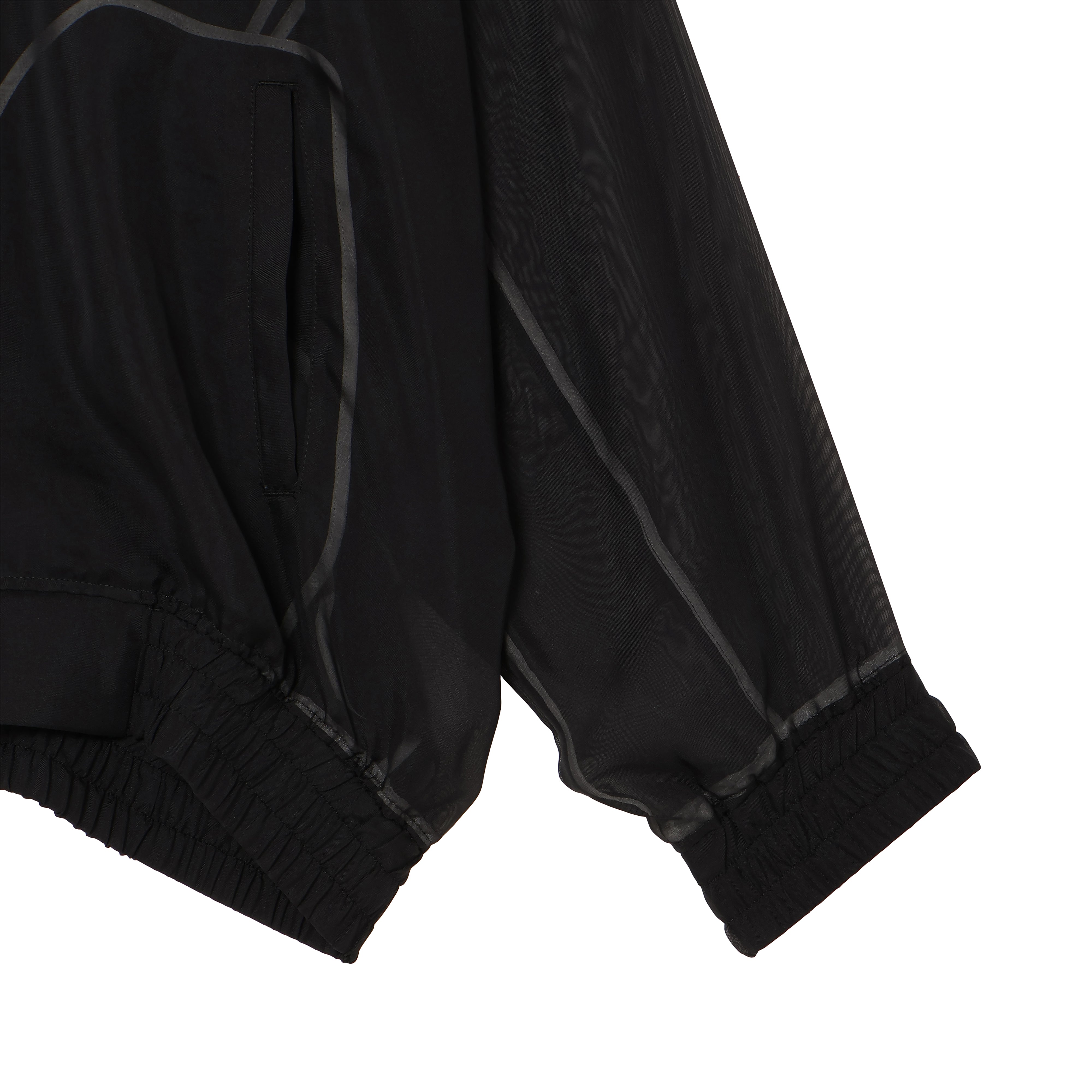 26SS SHEER BALLOON BLOUSON (BLACK)