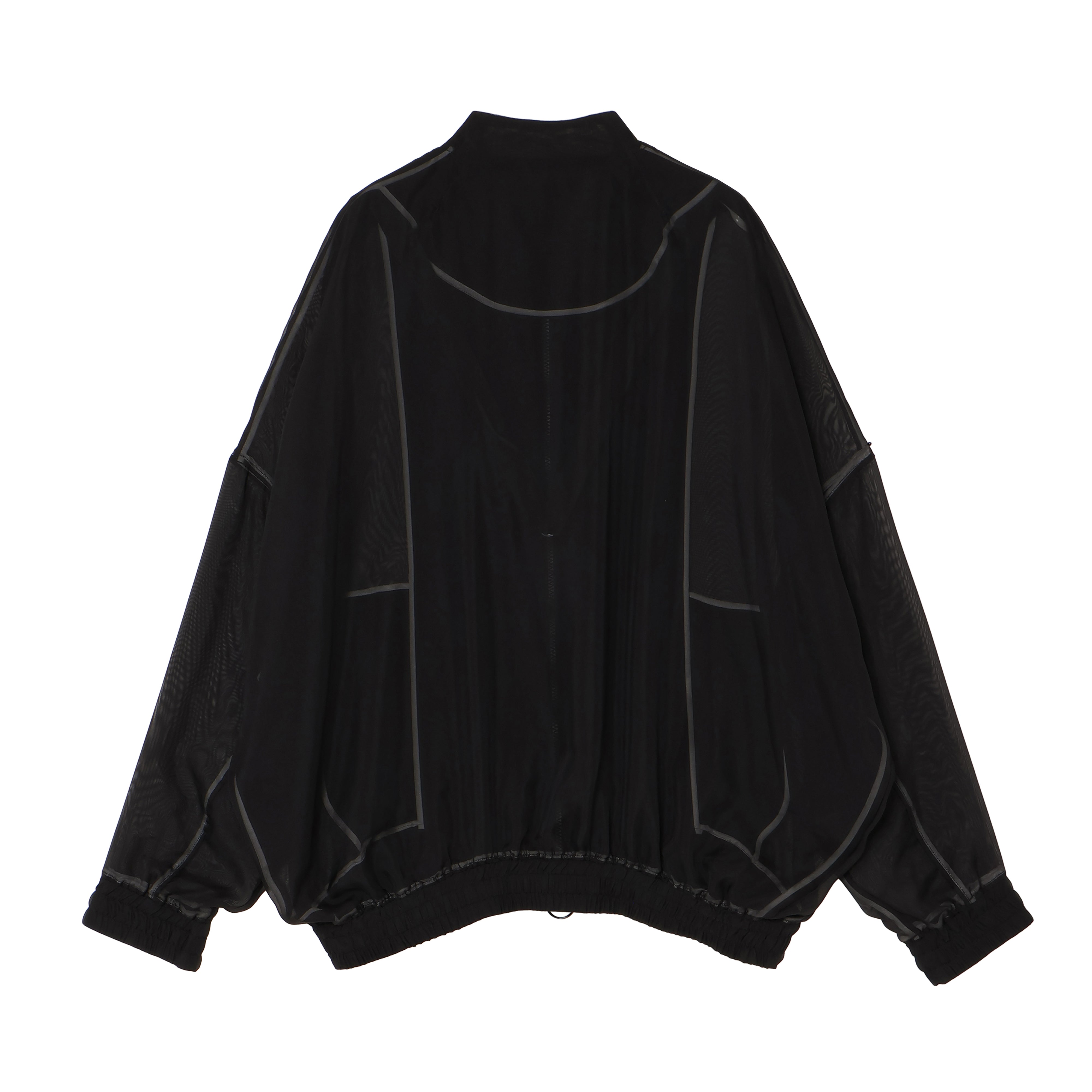 26SS SHEER BALLOON BLOUSON (BLACK)