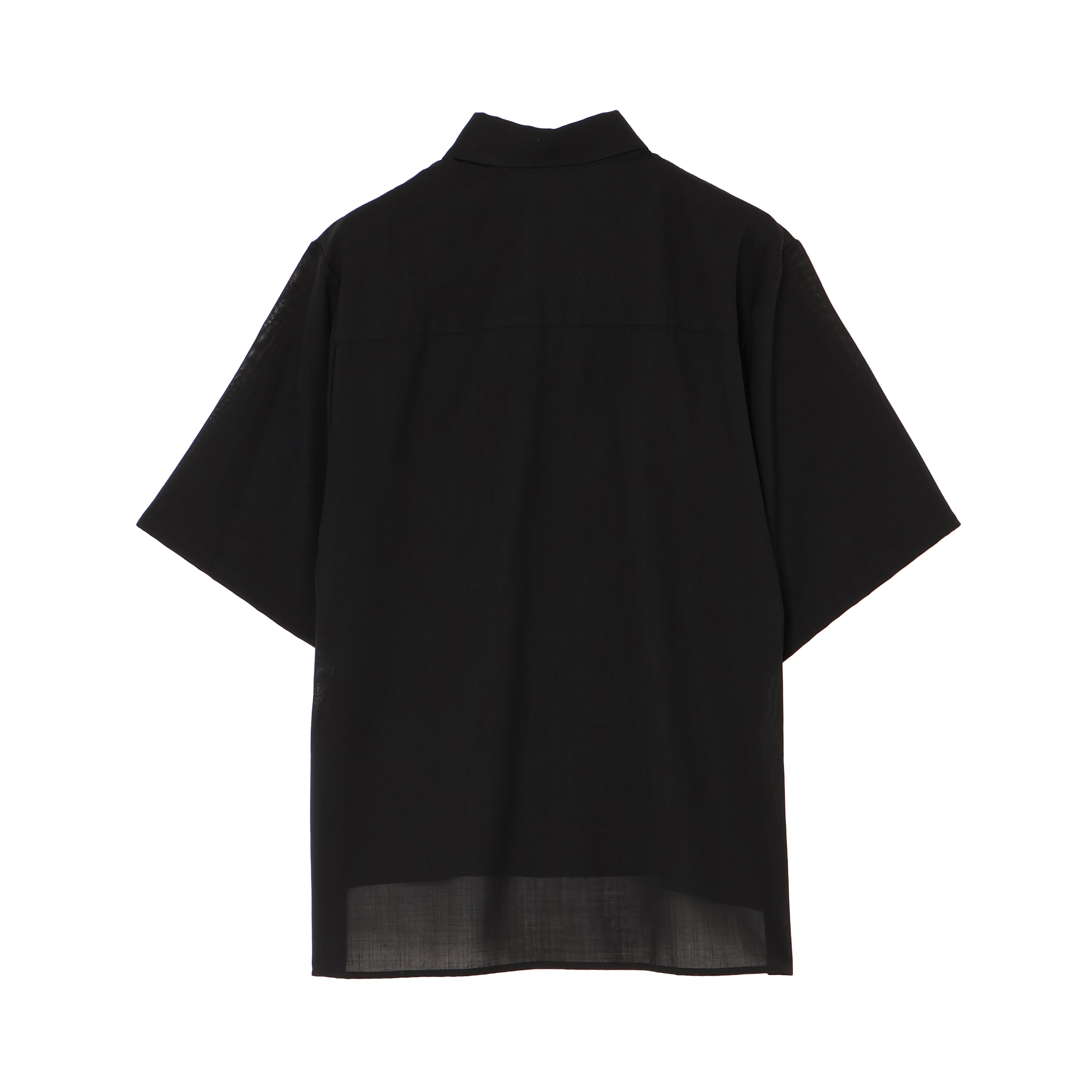 26SS DOUBLE POCKET SHIRTS (BLACK)