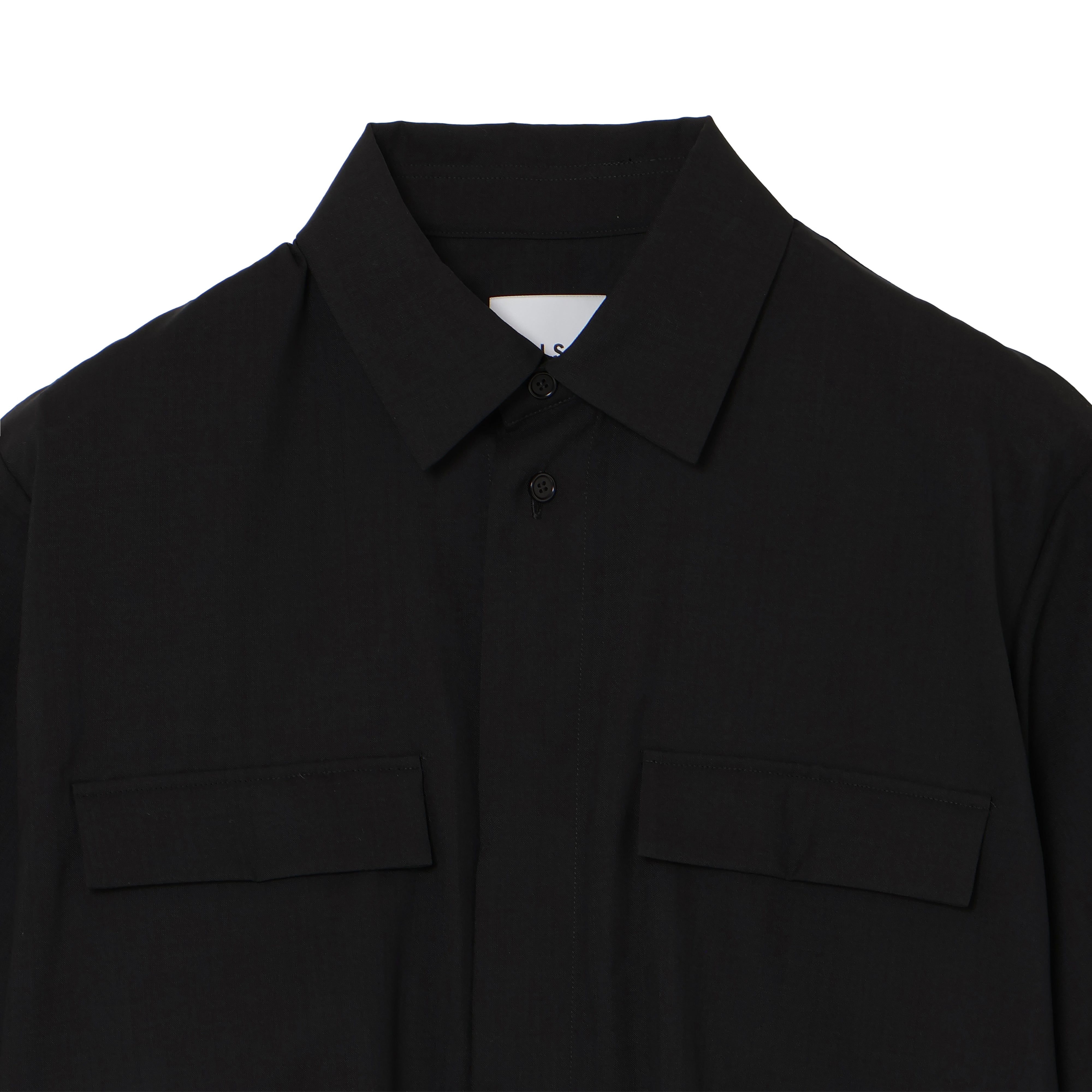 26SS DOUBLE POCKET SHIRTS (BLACK)