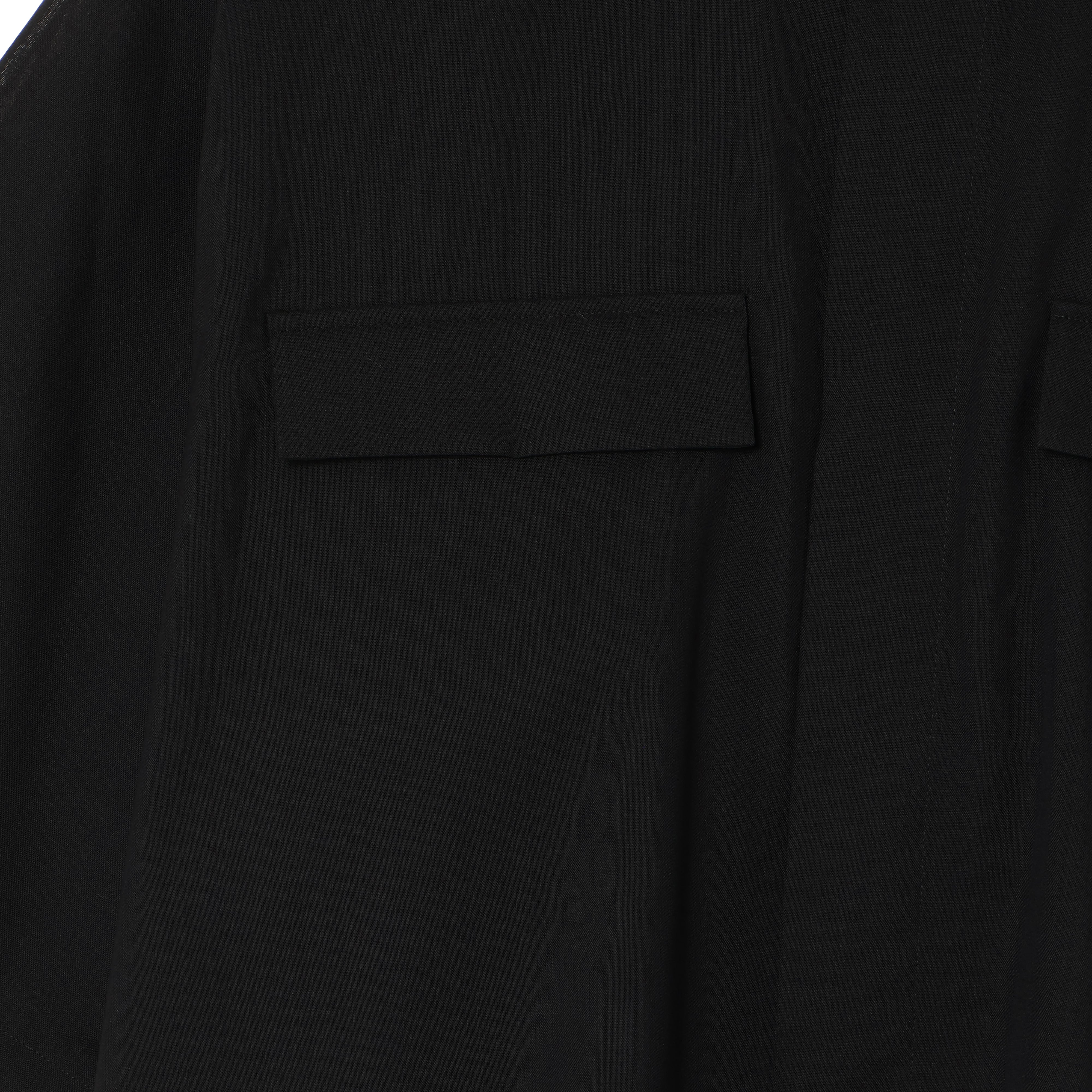 26SS DOUBLE POCKET SHIRTS (BLACK)