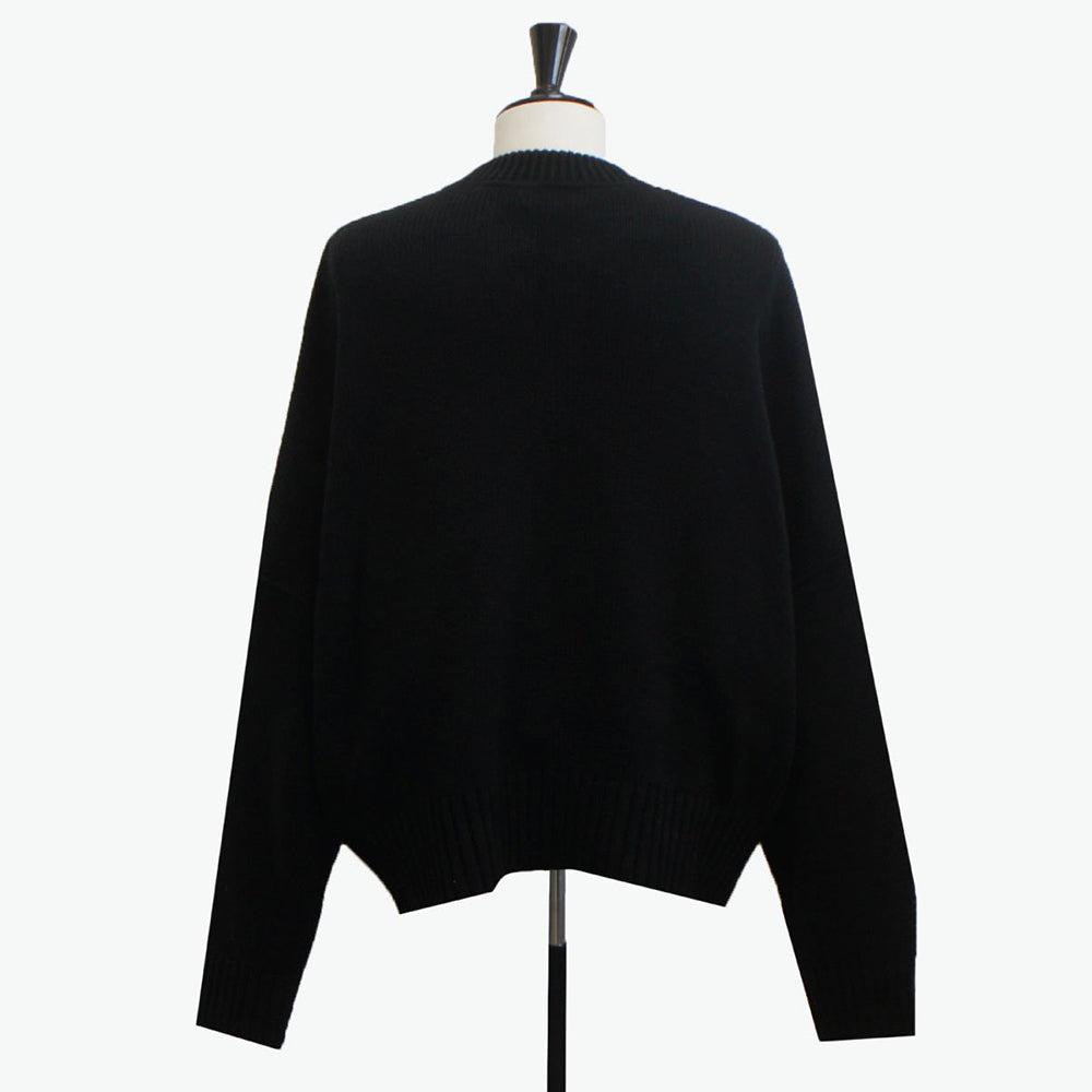 2023 AW KNIT BALLOON BLOUSON (white line)