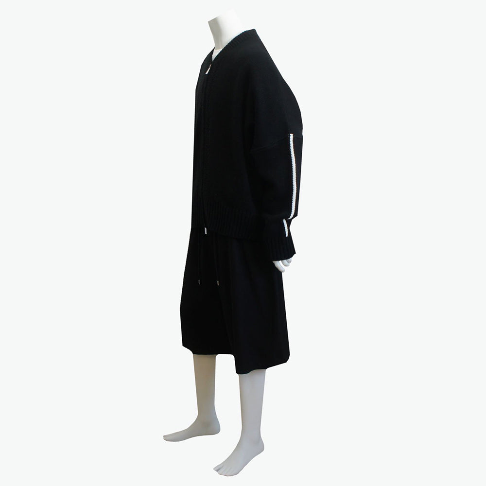2023 AW KNIT BALLOON BLOUSON (white line)