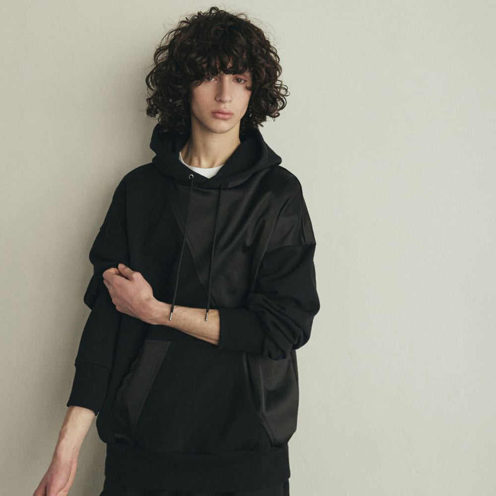 2023 AW HOODIE SWITCHING SWEAT (black)