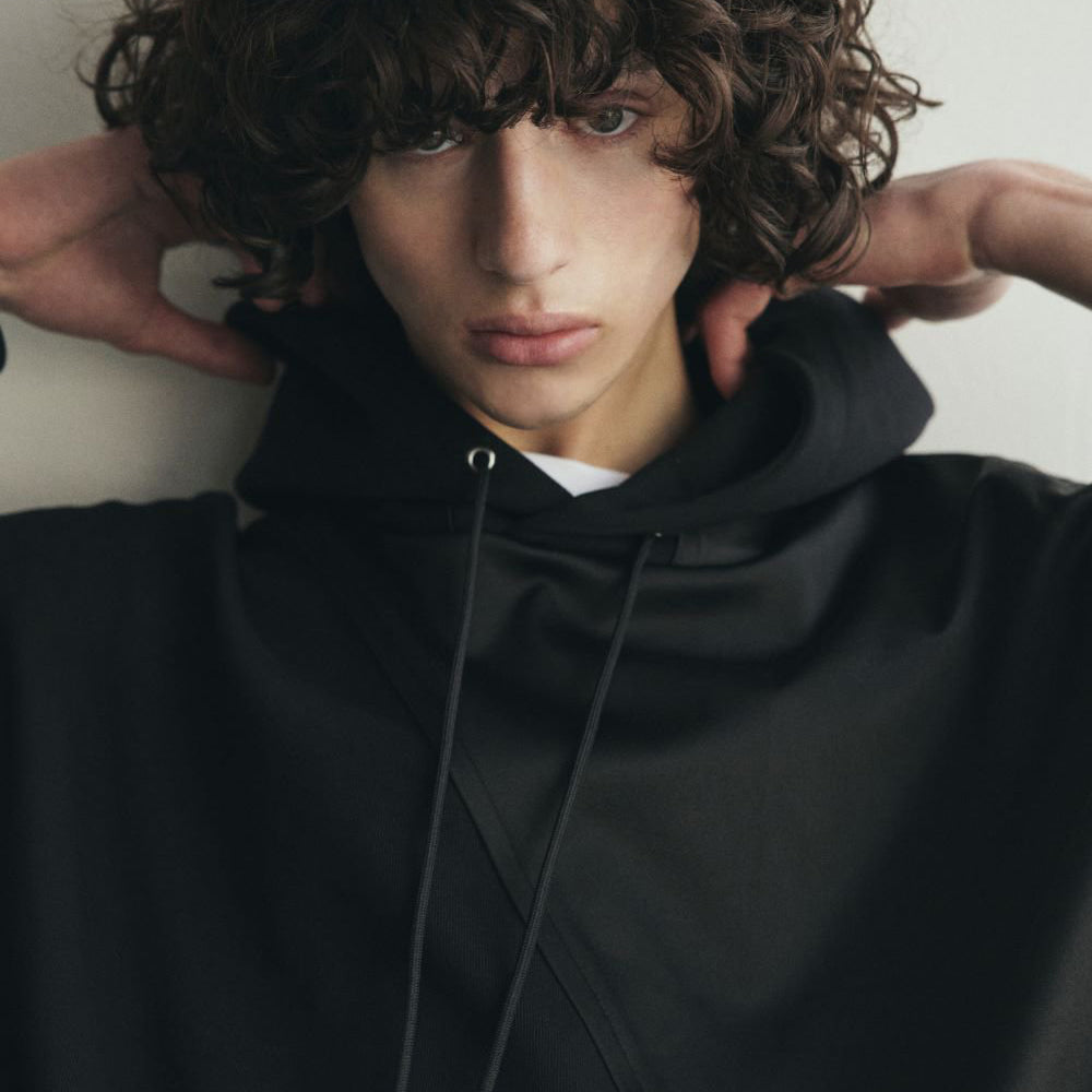 2023 AW HOODIE SWITCHING SWEAT (black)