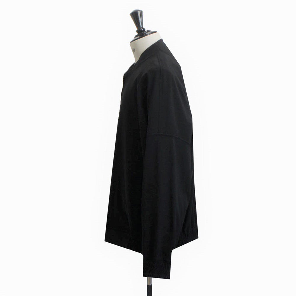 24SS HARDWOOL_BALLOON BLOUSON (black)