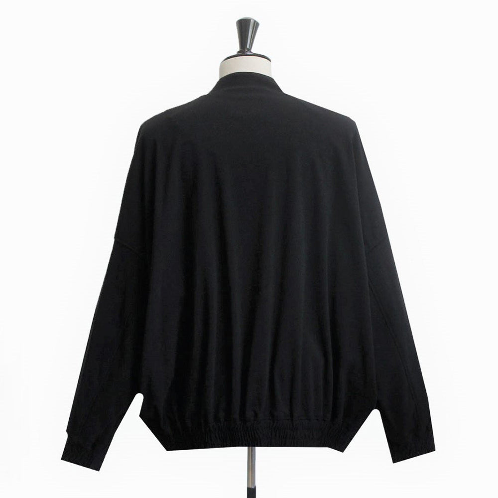 24SS HARDWOOL_BALLOON BLOUSON (black)