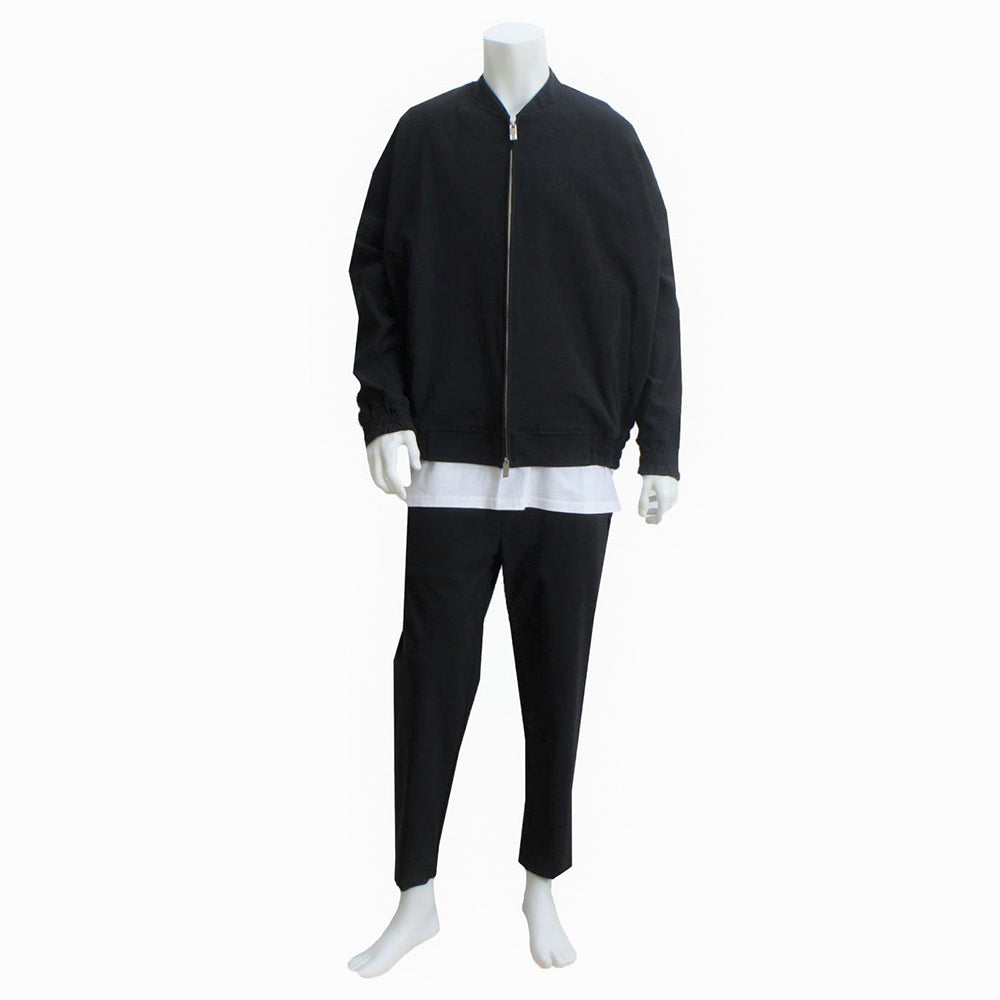 24SS HARDWOOL_BALLOON BLOUSON (black)