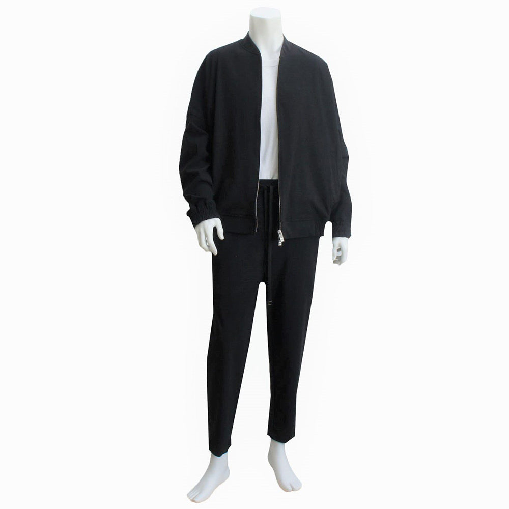 24SS HARDWOOL_BALLOON BLOUSON (black)