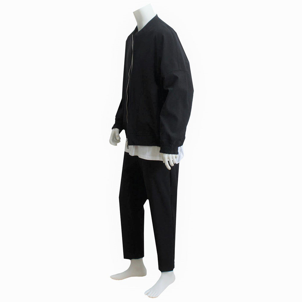24SS HARDWOOL_BALLOON BLOUSON (black)