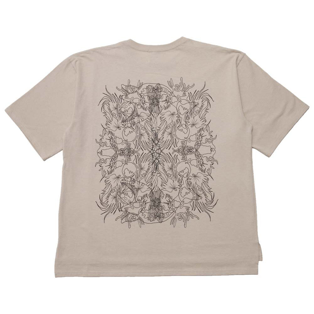 23SS BACK PRINT T-SHIRTS (SAND)
