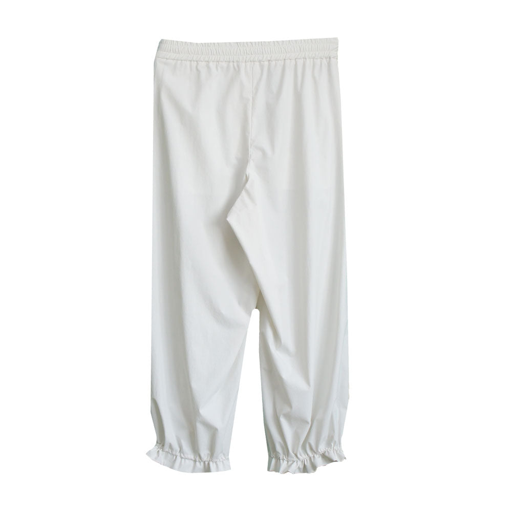 24AW SUPER WIDE GATHER PANTS FAB_NO.1 WHITE