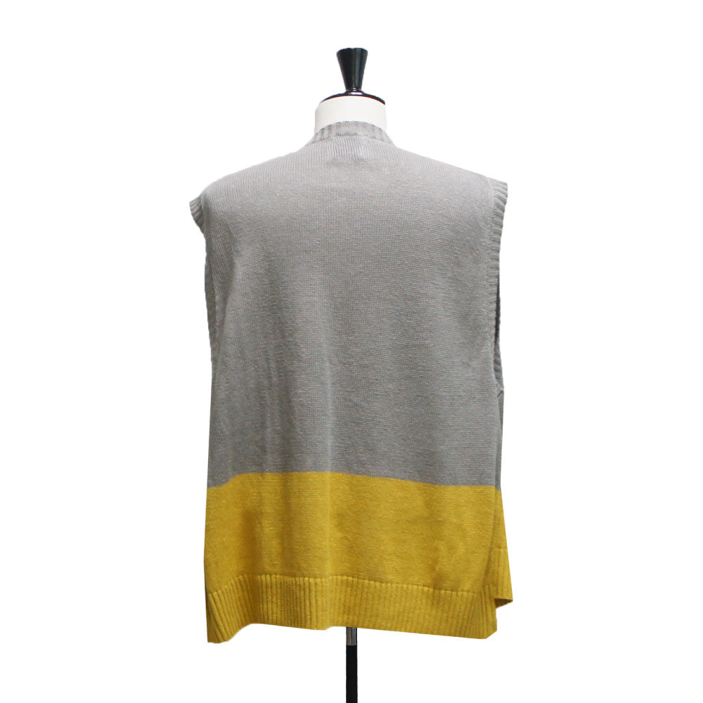 24SS KNIT VEST (YELLOW)