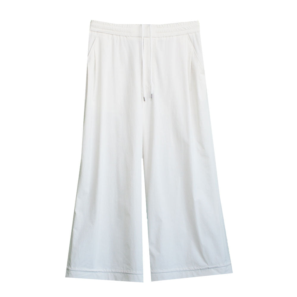 24AW SUPER WIDE GATHER PANTS FAB_NO.1 WHITE