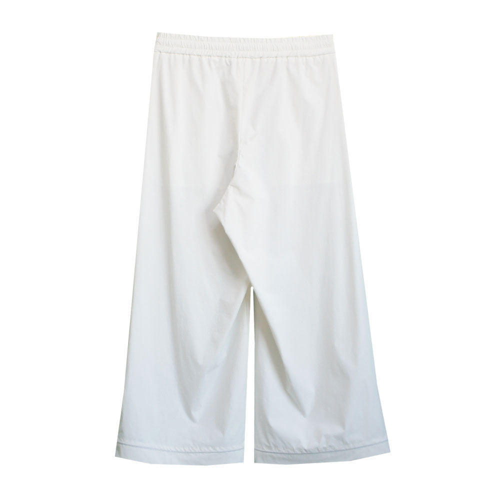 24AW SUPER WIDE GATHER PANTS FAB_NO.1 WHITE