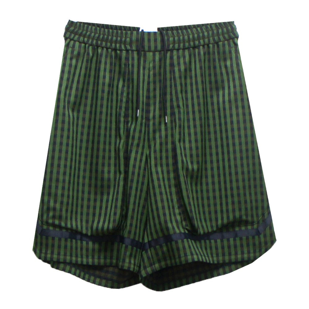 24SS STRIPE HARF PANTS(GREEN STRIPE)