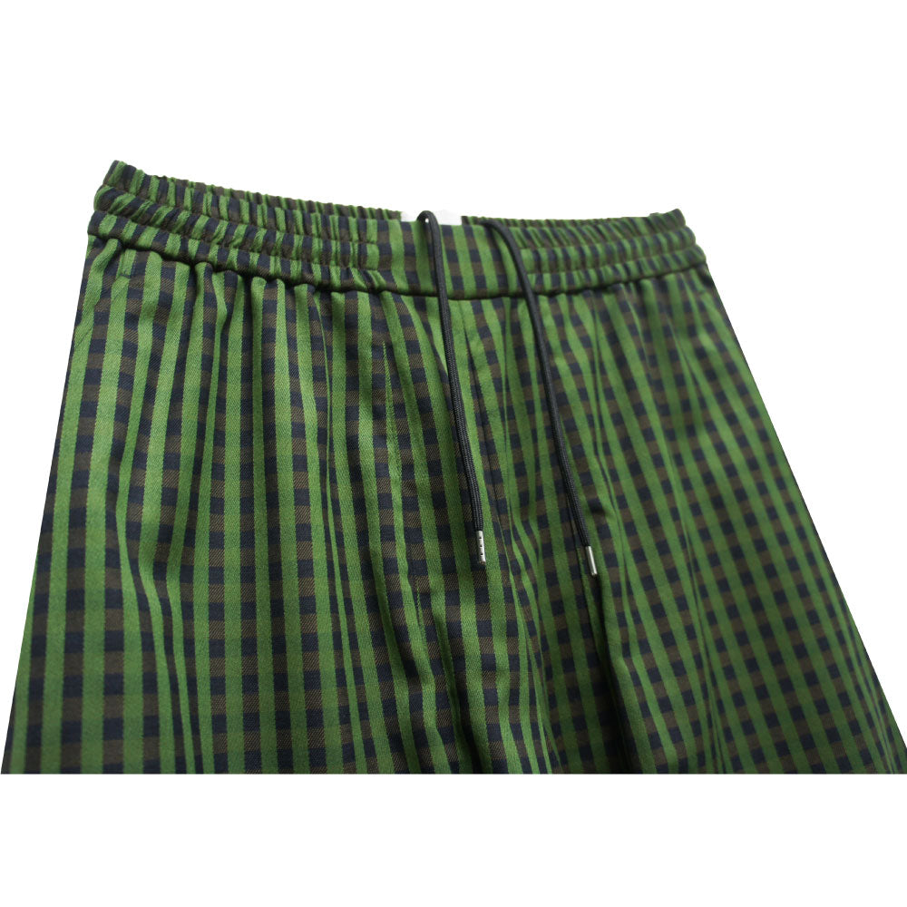 24SS STRIPE HARF PANTS(GREEN STRIPE)