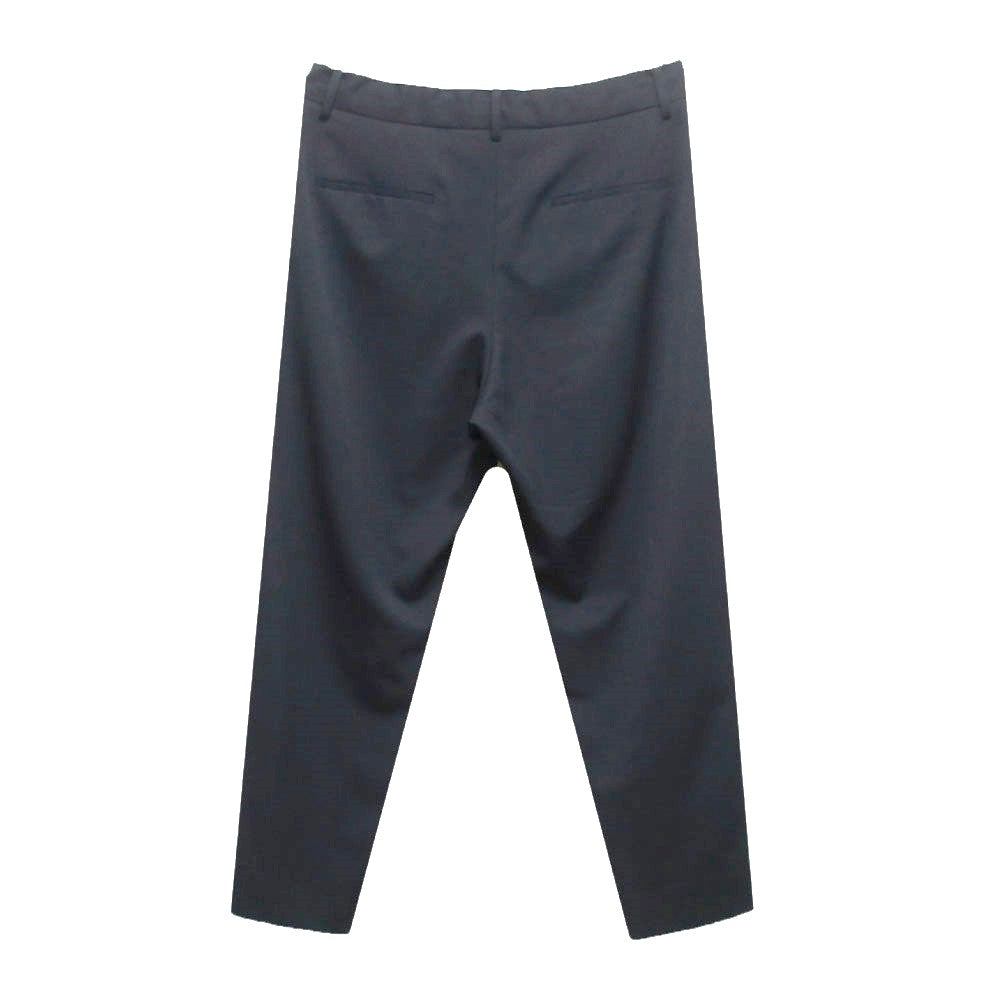 24SS W FRONT WIDE TAPERED PANTS (black)