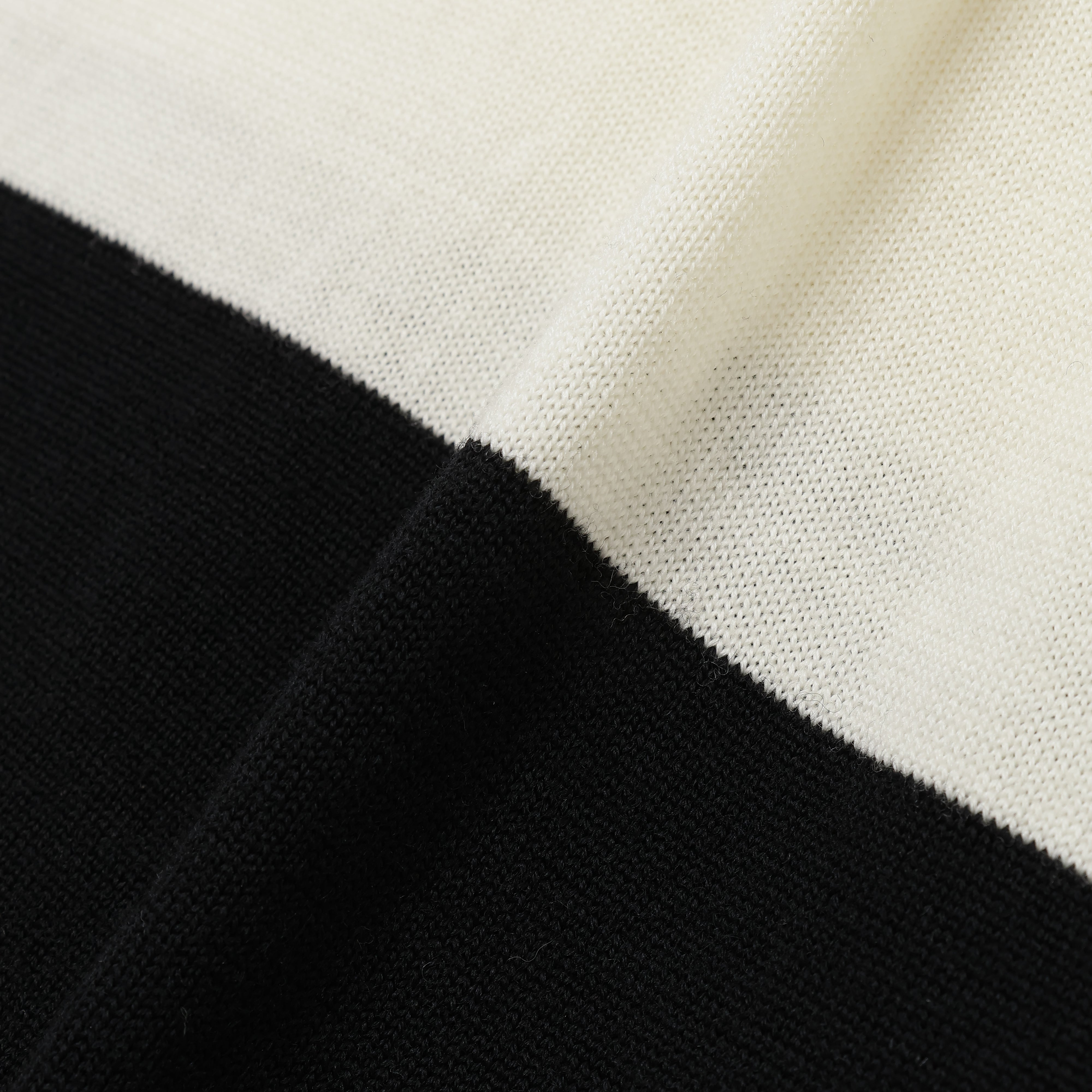 25AW BORDER KNIT (BLACK)
