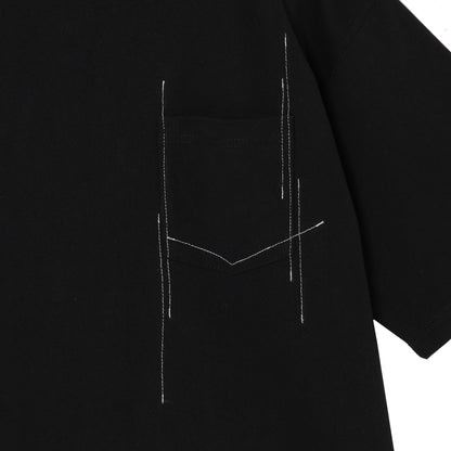 25AW STECHING T-SHIRTS (BLACK/WHITE)