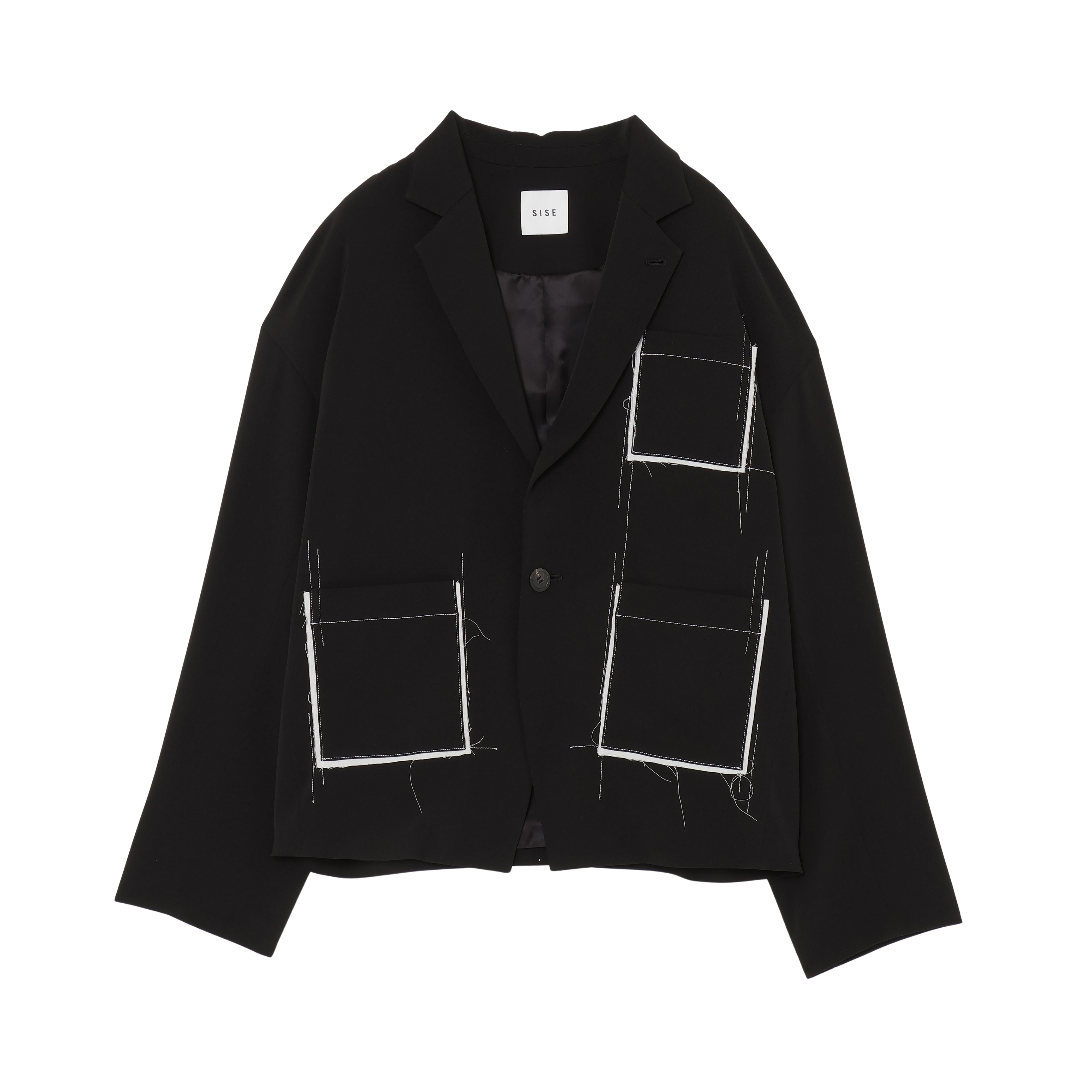 25AW STITCHING JACKET (BLACK)