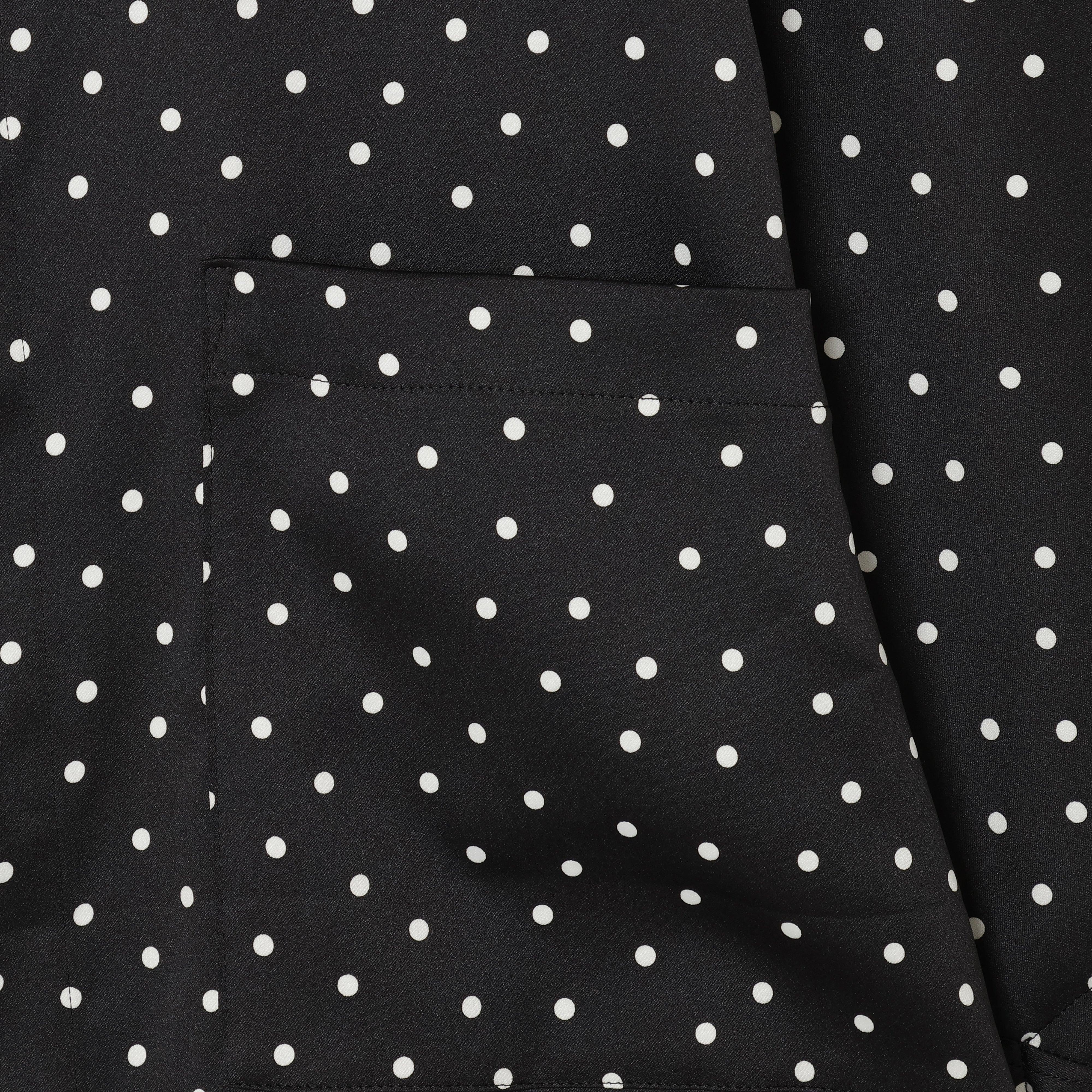25SS DOTS BIG POCKET SHIRTS (BLACK)