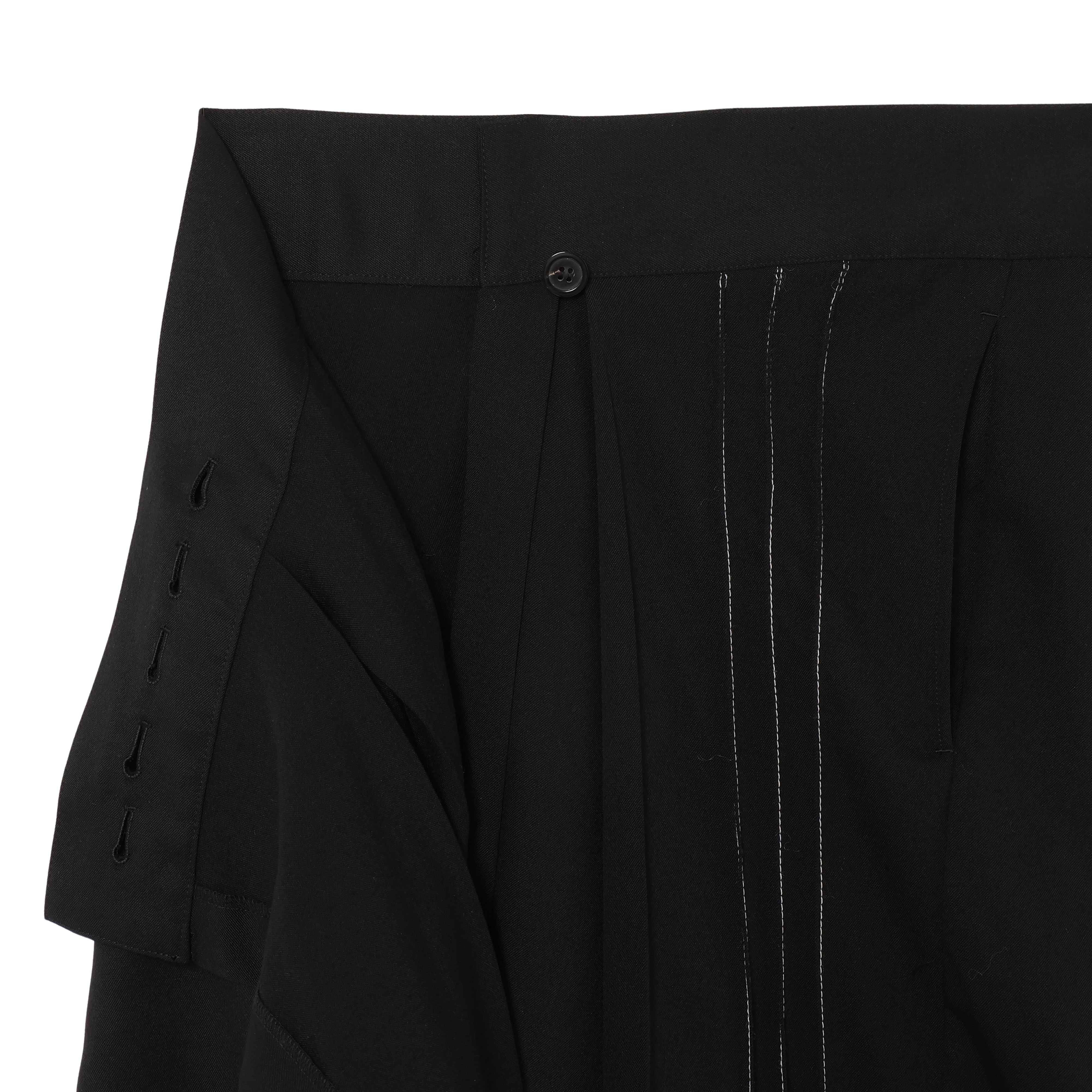 25AW WRAP SKIRT (BLACK)