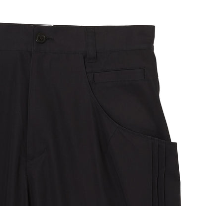 25AW WIDE COTTON PANTS (BLACK)