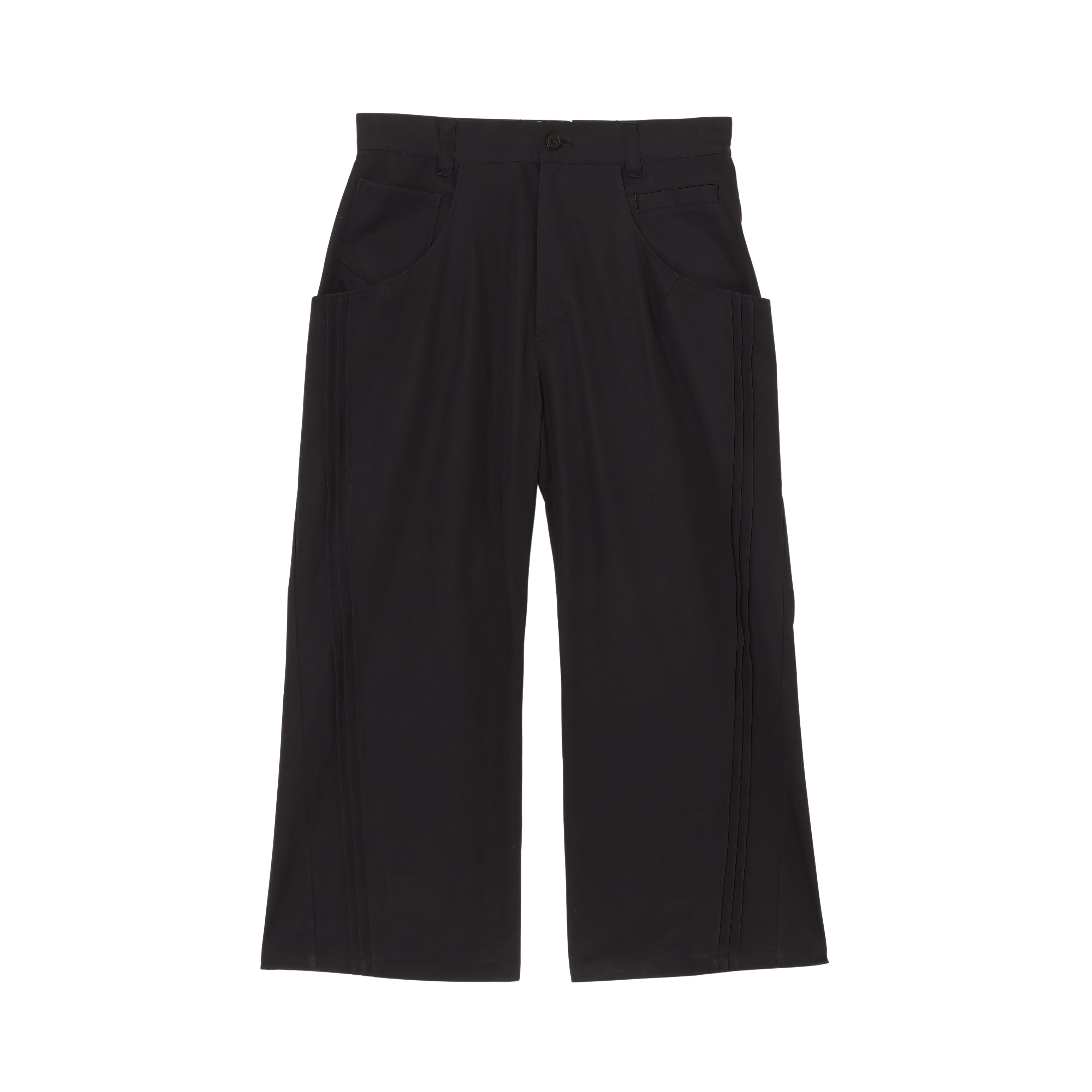 25AW WIDE COTTON PANTS (BLACK)