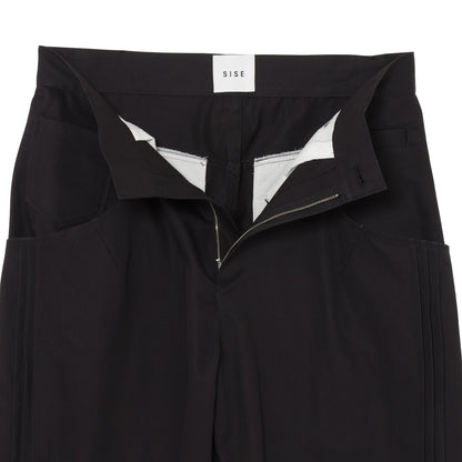 25AW WIDE COTTON PANTS (BLACK)