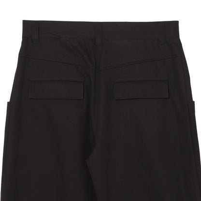 25AW WIDE COTTON PANTS (BLACK)