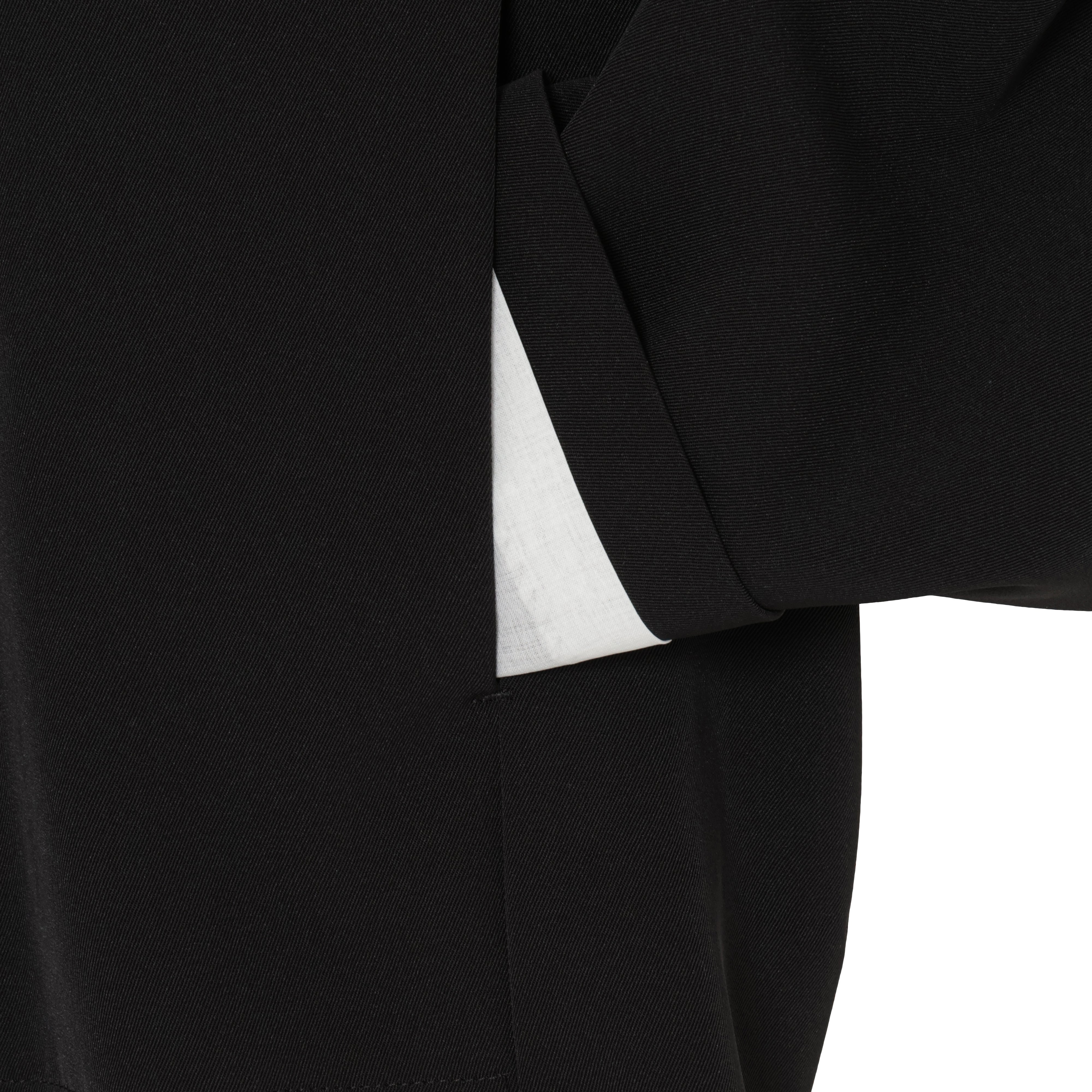 25SS NO COLLER JACKET(TWILL TWIMY) BLACK