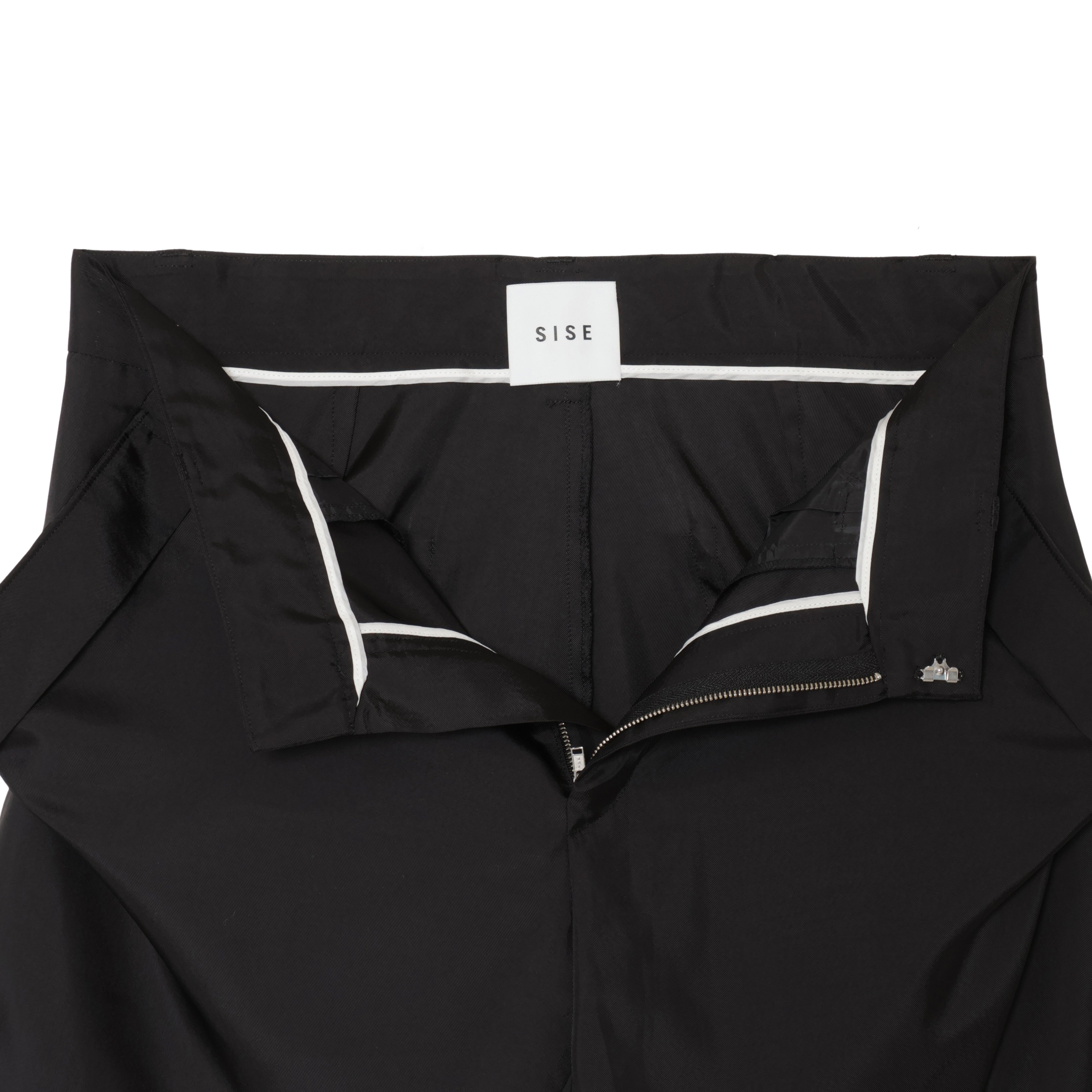 25SS DROP POCKET HARF PANTS (BLACK)