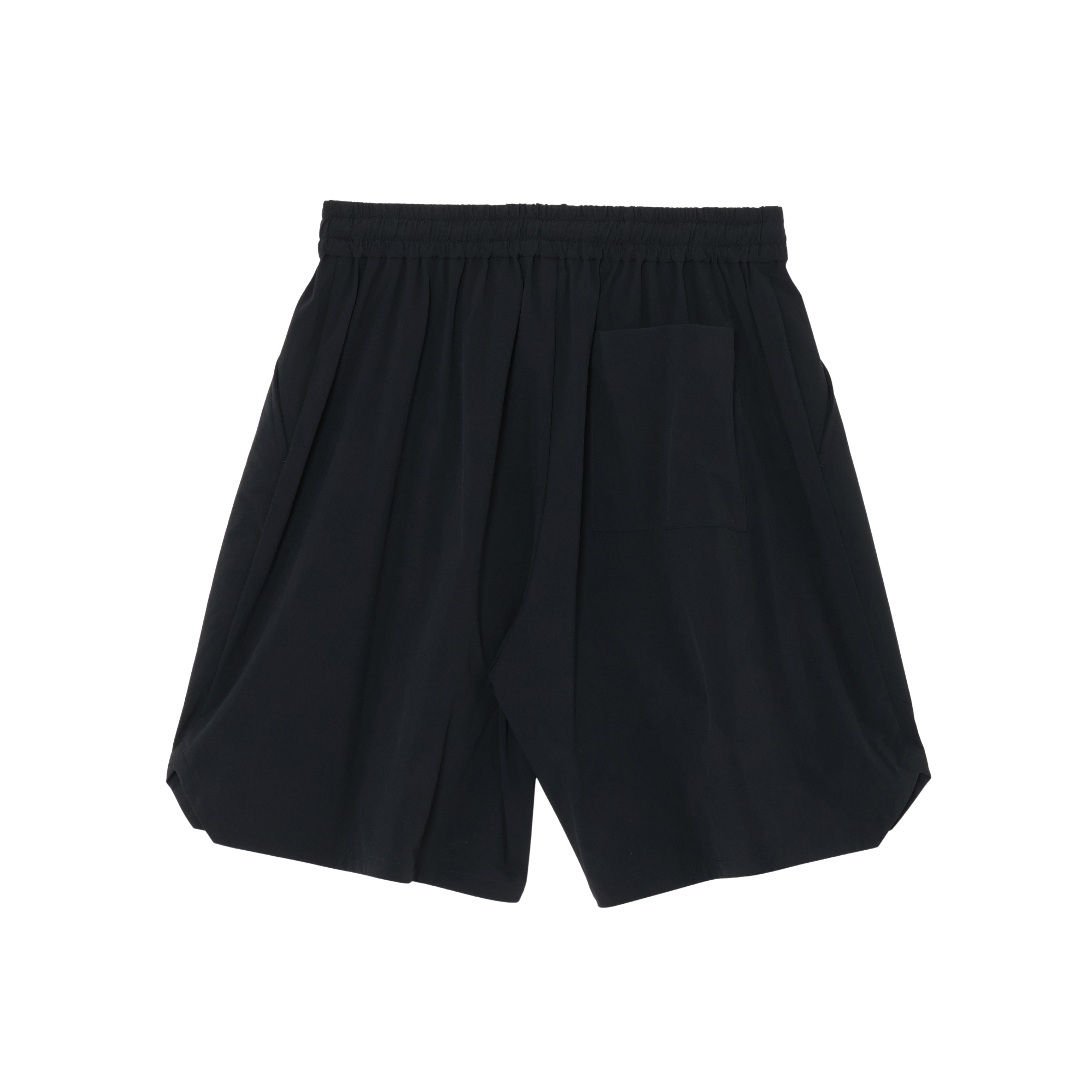 HARF PANTS  (RECYCLING FAB.) BLACK