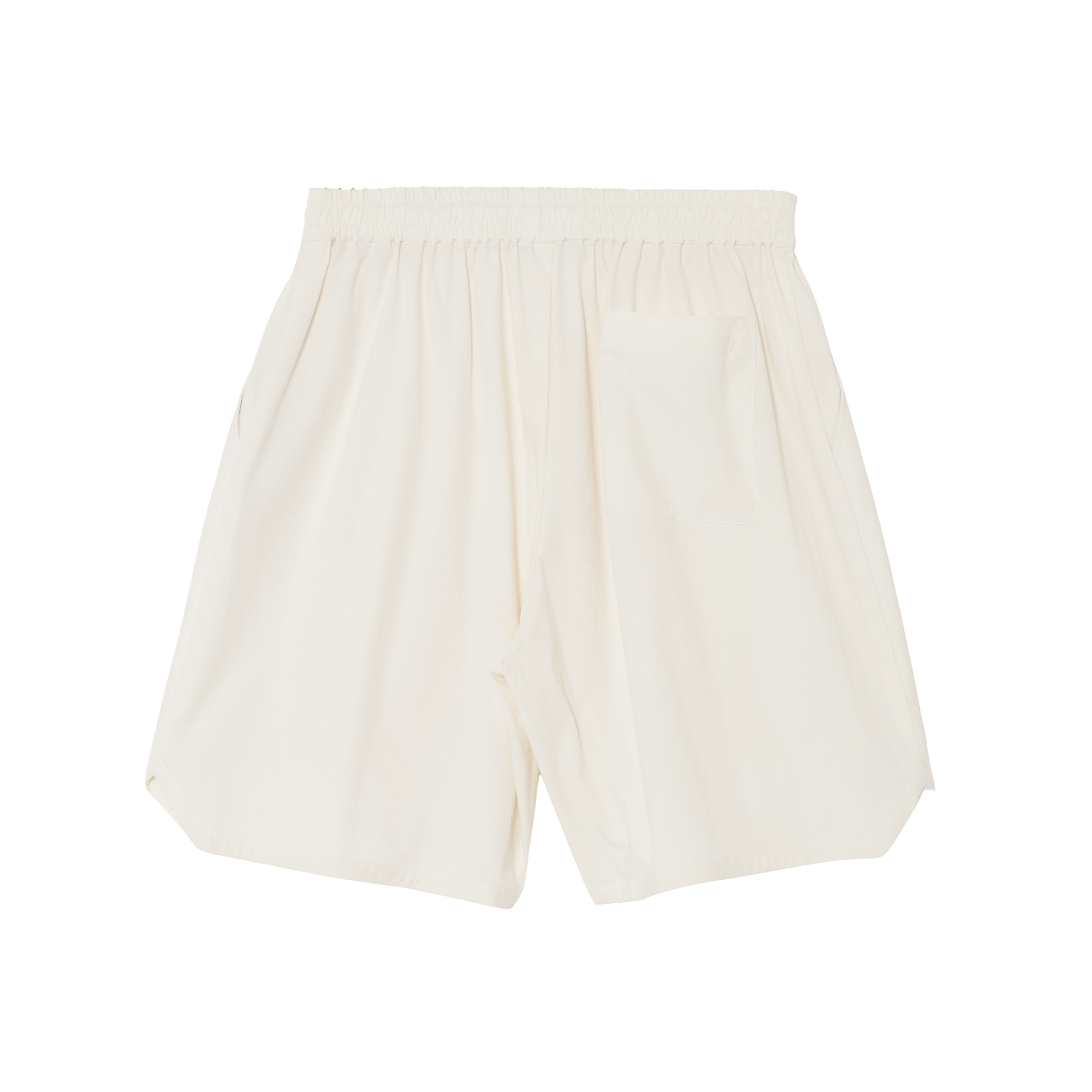 HARF PANTS  (RECYCLING FAB.) WHITE