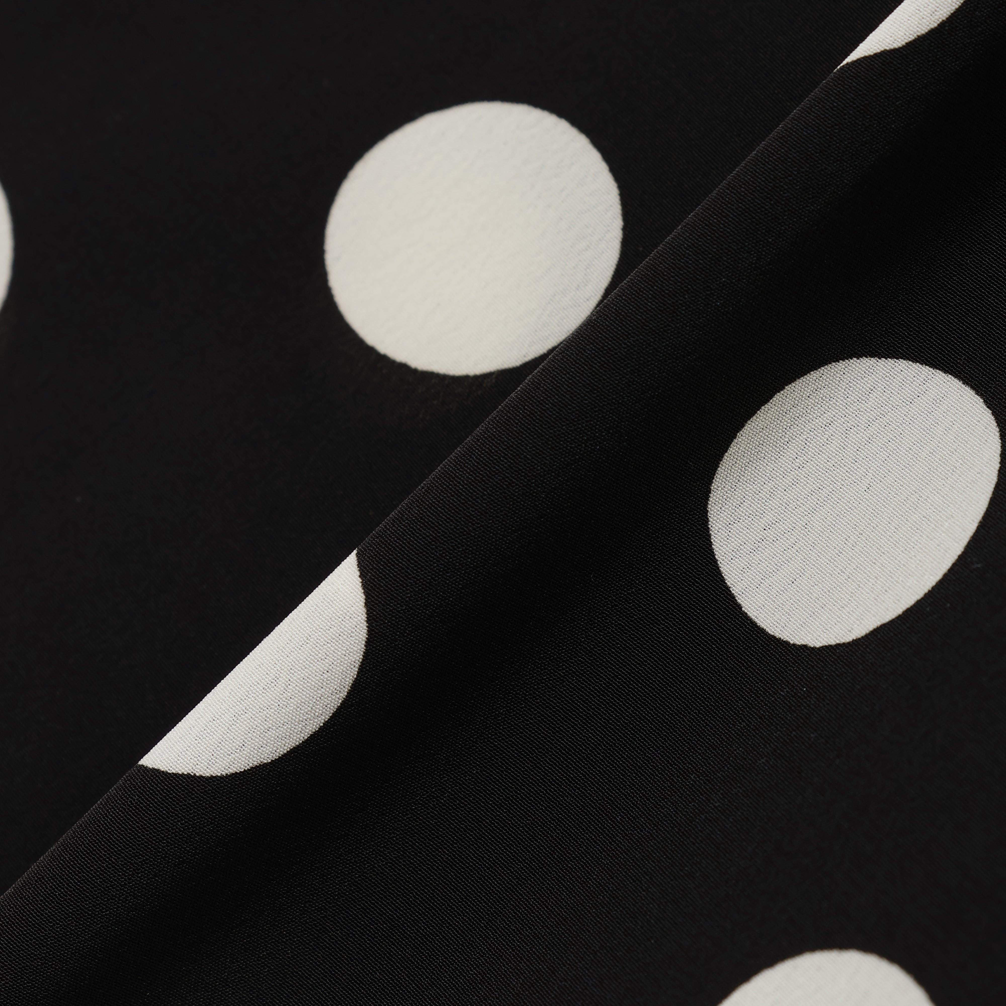 25SS DOTS FLY FRONT SHIRTS (BLACK)