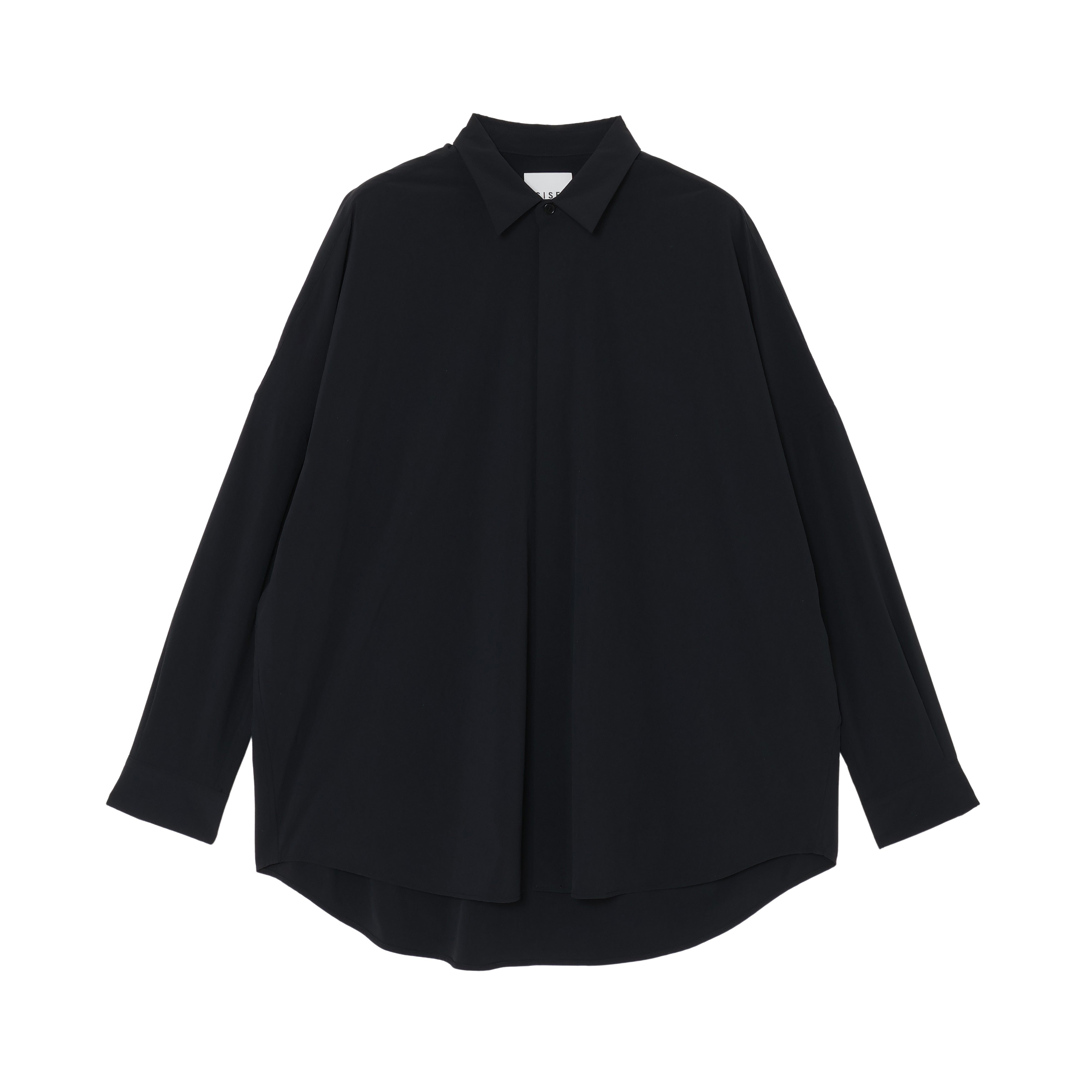 BALLOON SHIRTS  (RECYCLING FAB.) BLACK