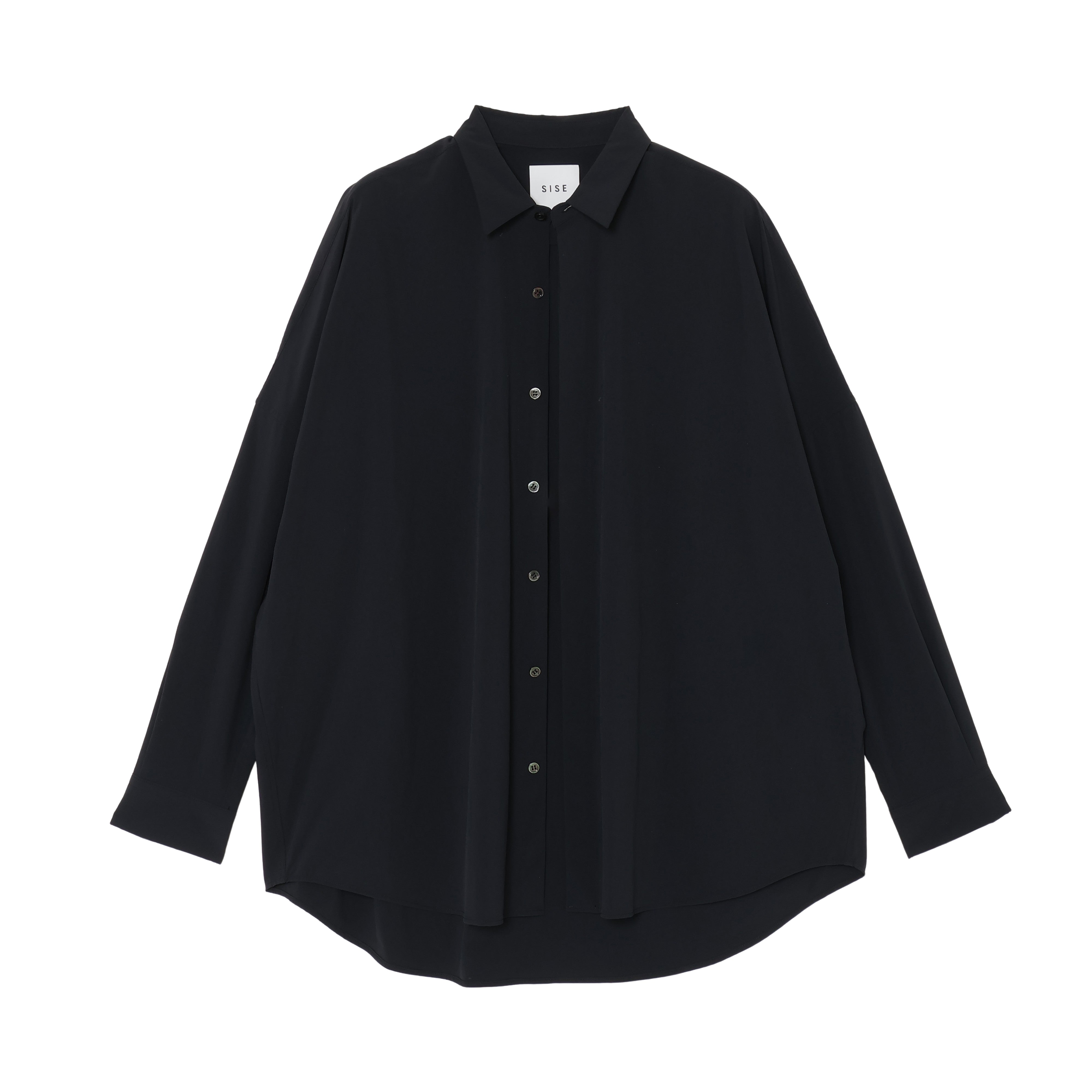 BALLOON SHIRTS  (RECYCLING FAB.) BLACK