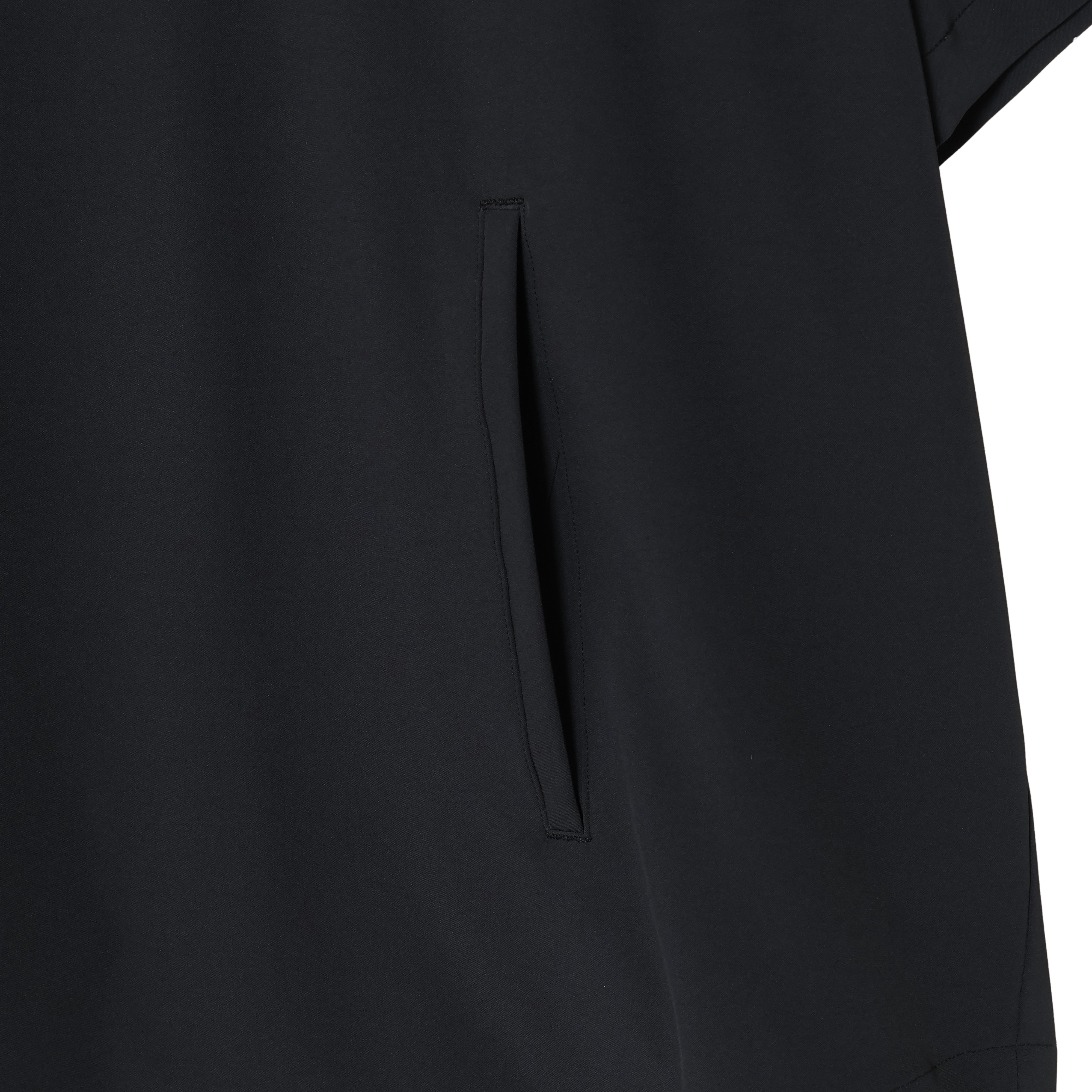 PULLOVER TOP (RECYCLING FAB.) BLACK