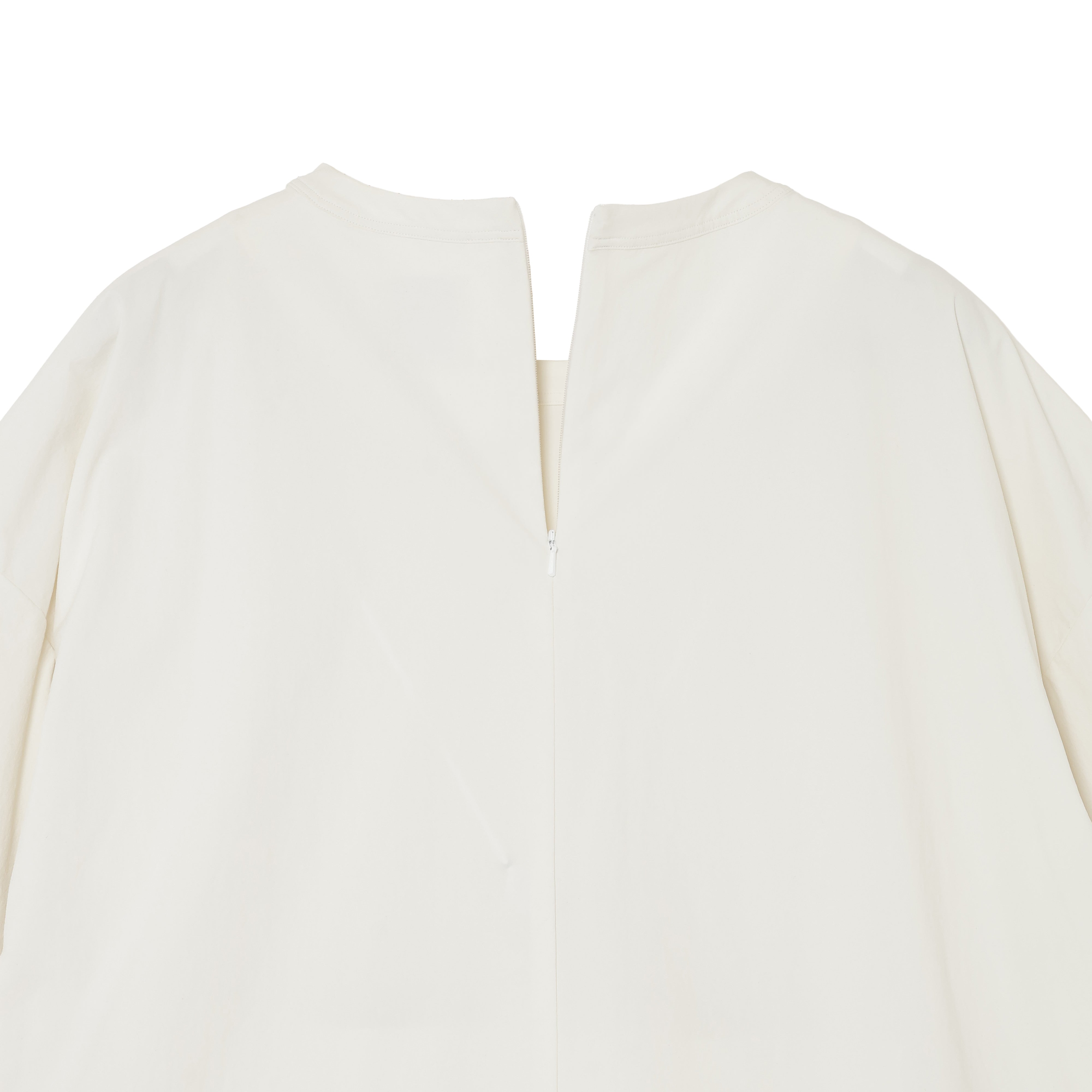 PULLOVER TOP (RECYCLING FAB.) WHITE