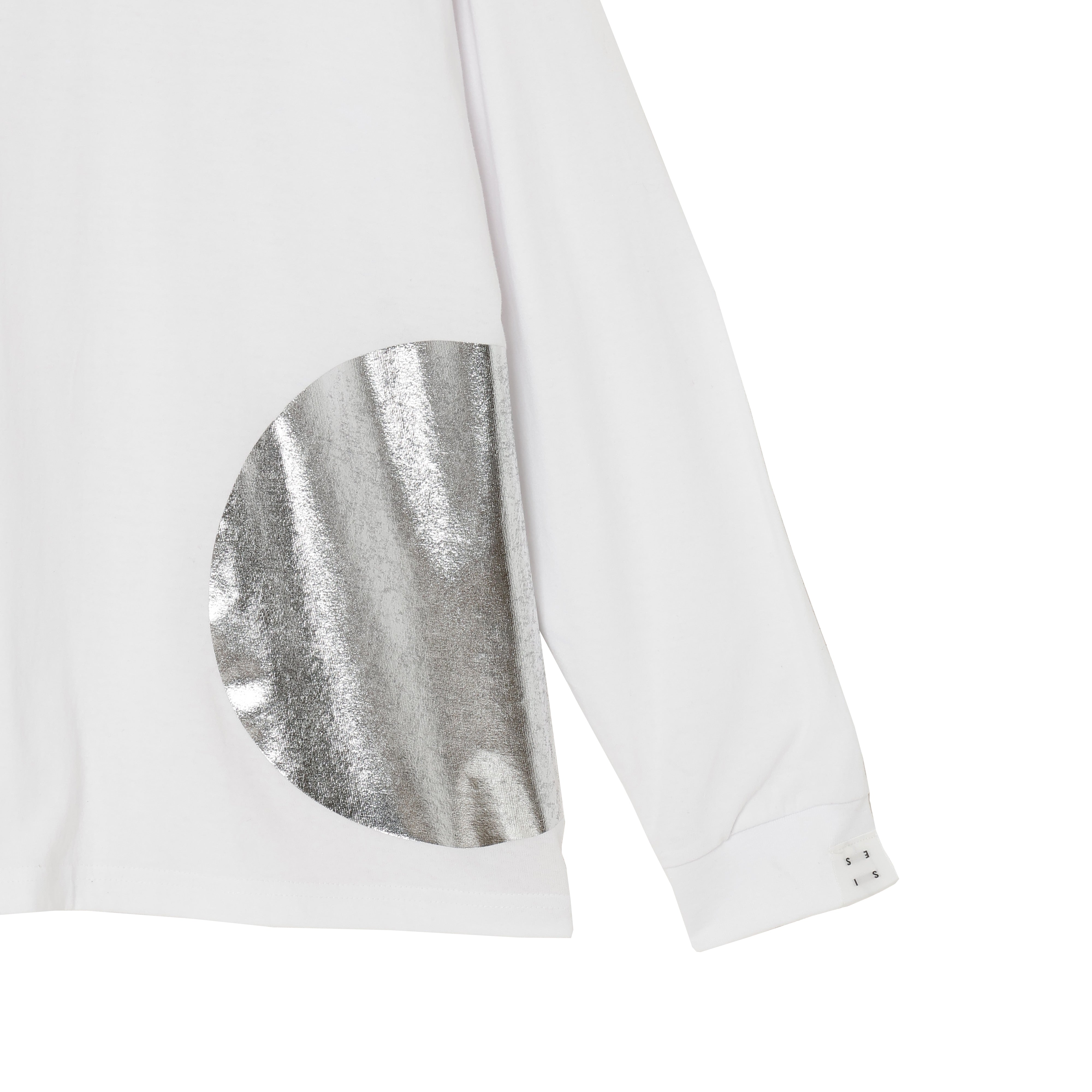 25SS SILVER CIRCLE LONG T-SHIRTS (WHITE)