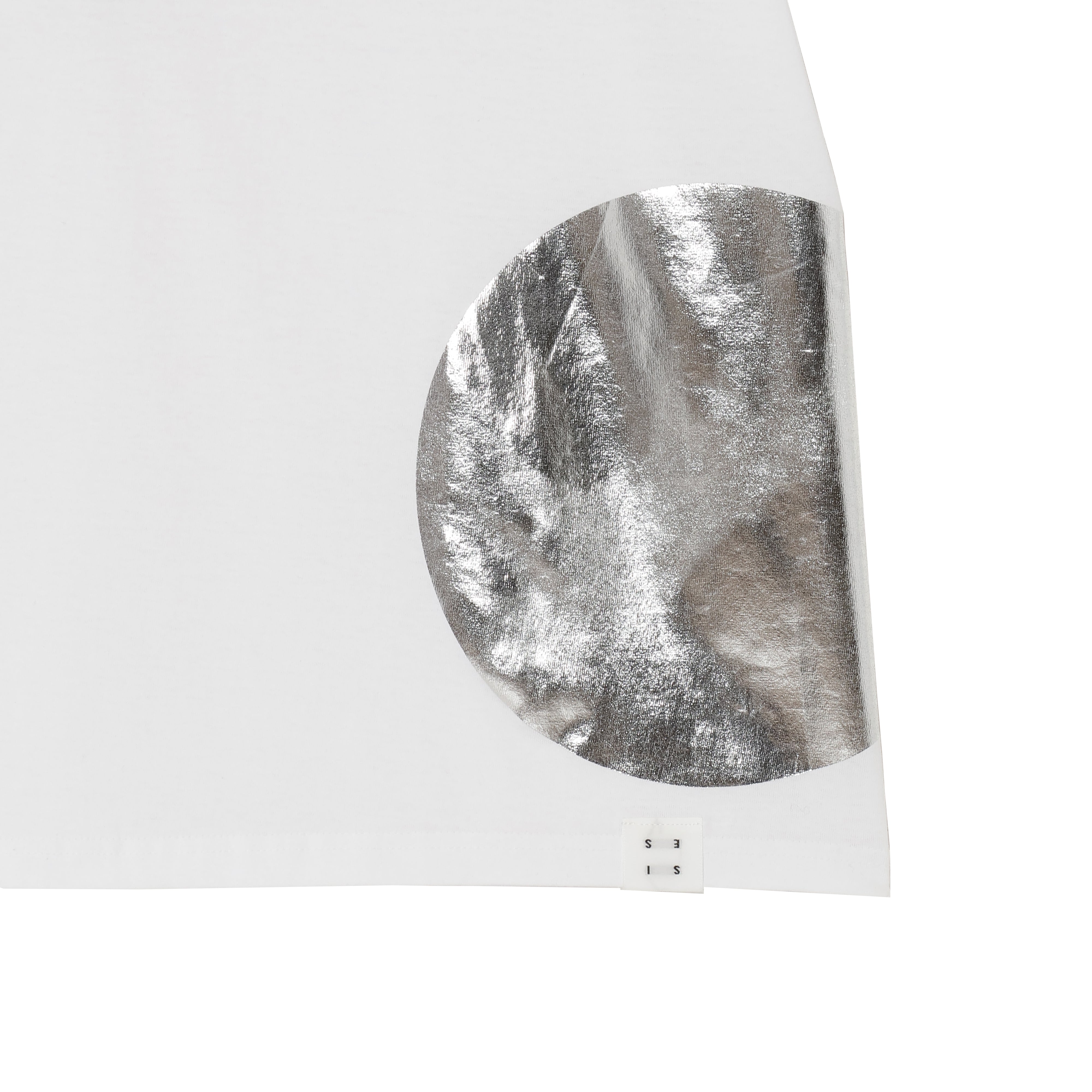 25SS SILVER CIRCLE T-SHIRTS WHITE
