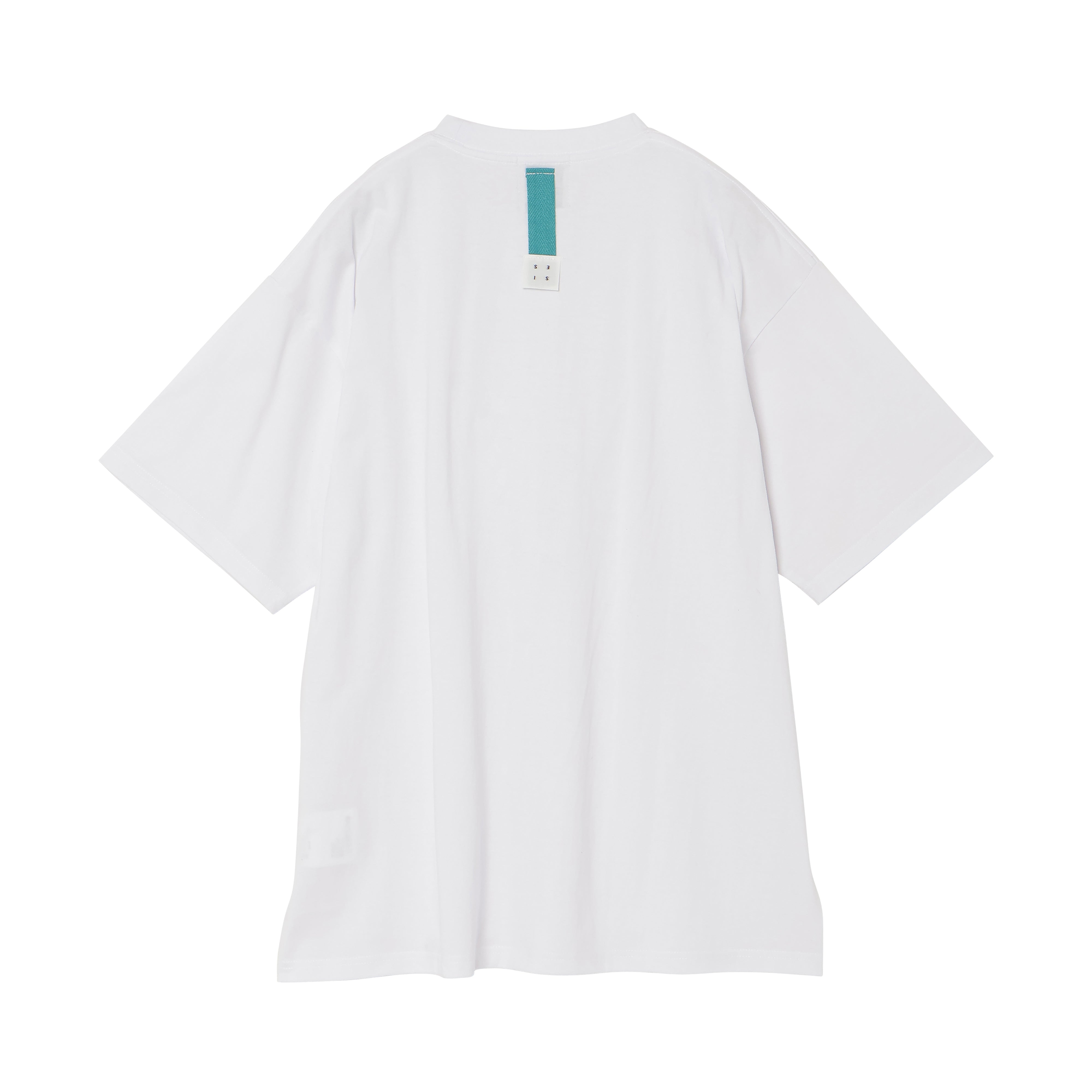 BACK TAPE T-SHIRTS (WHITE)