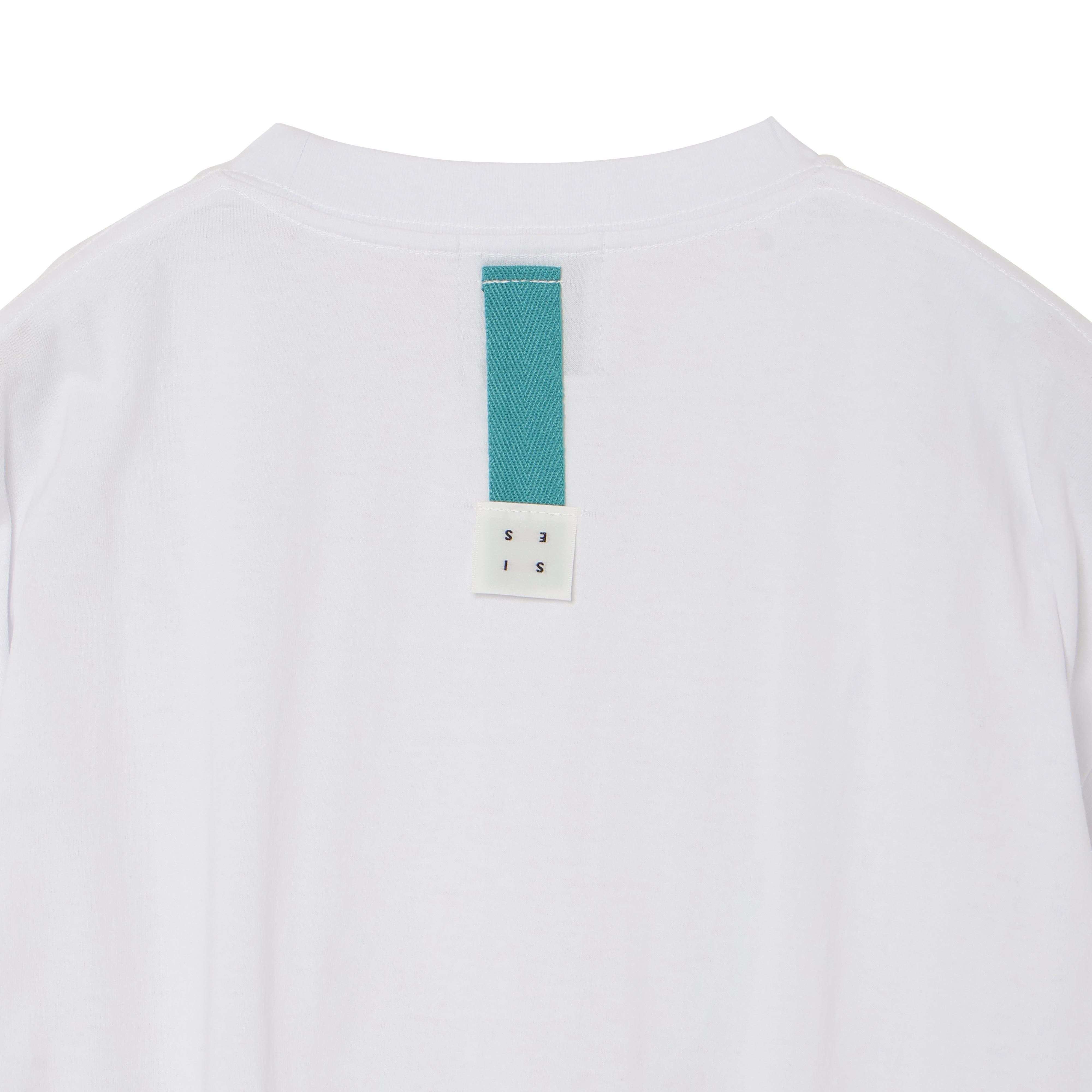 BACK TAPE T-SHIRTS (WHITE)