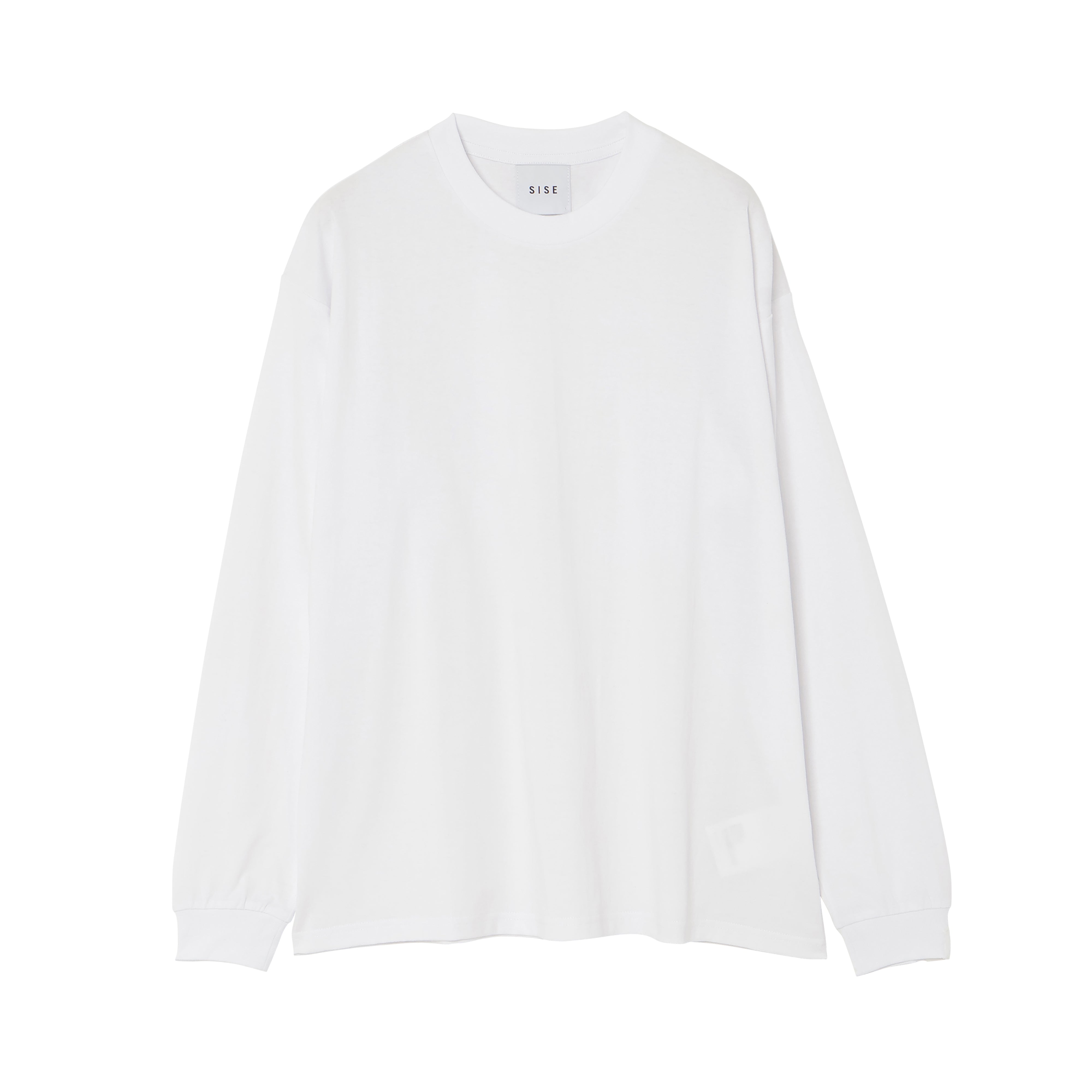 BACK TAPE LONG T-SHIRTS (WHITE)
