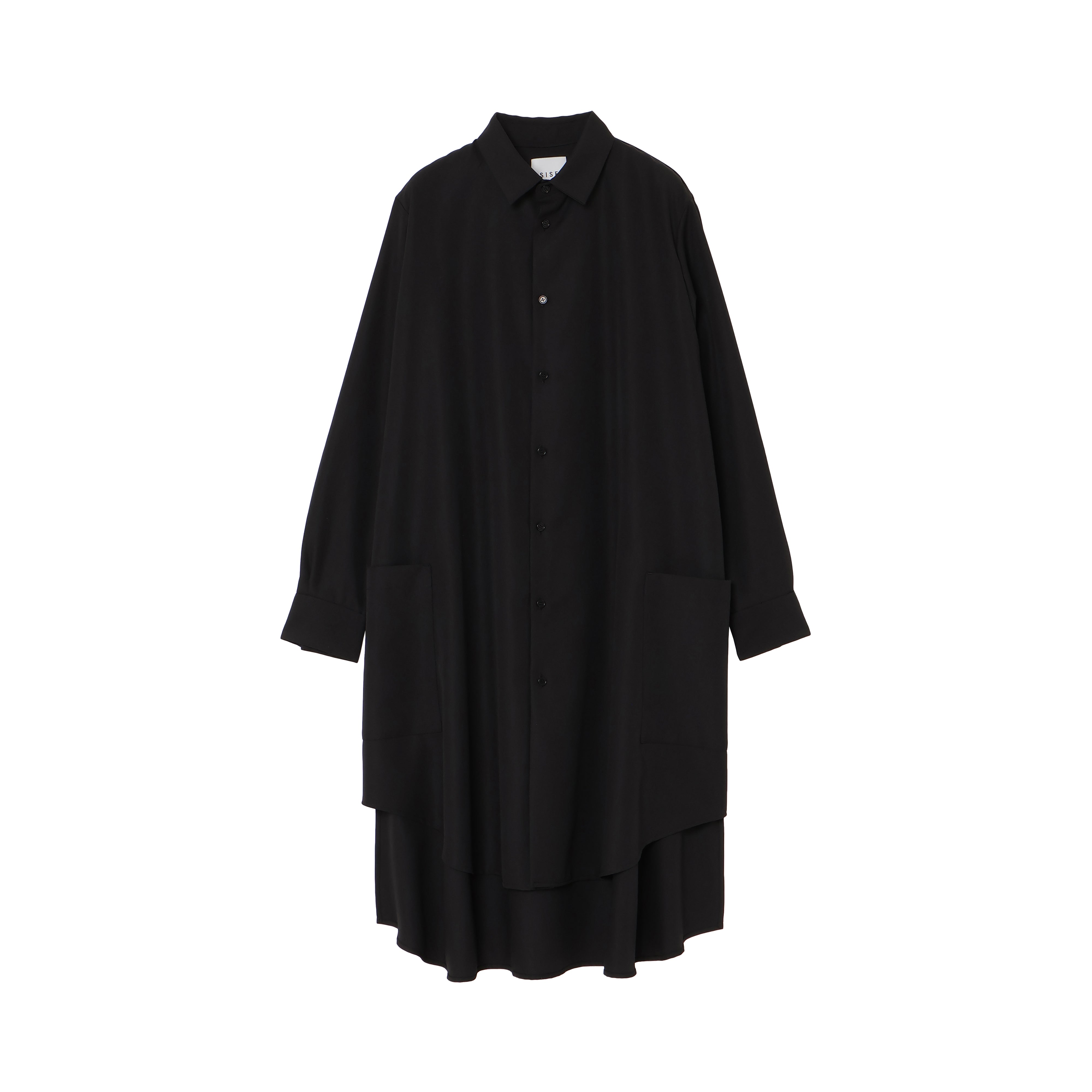 LONG SHIRTS (WOOL MIX) BLACK