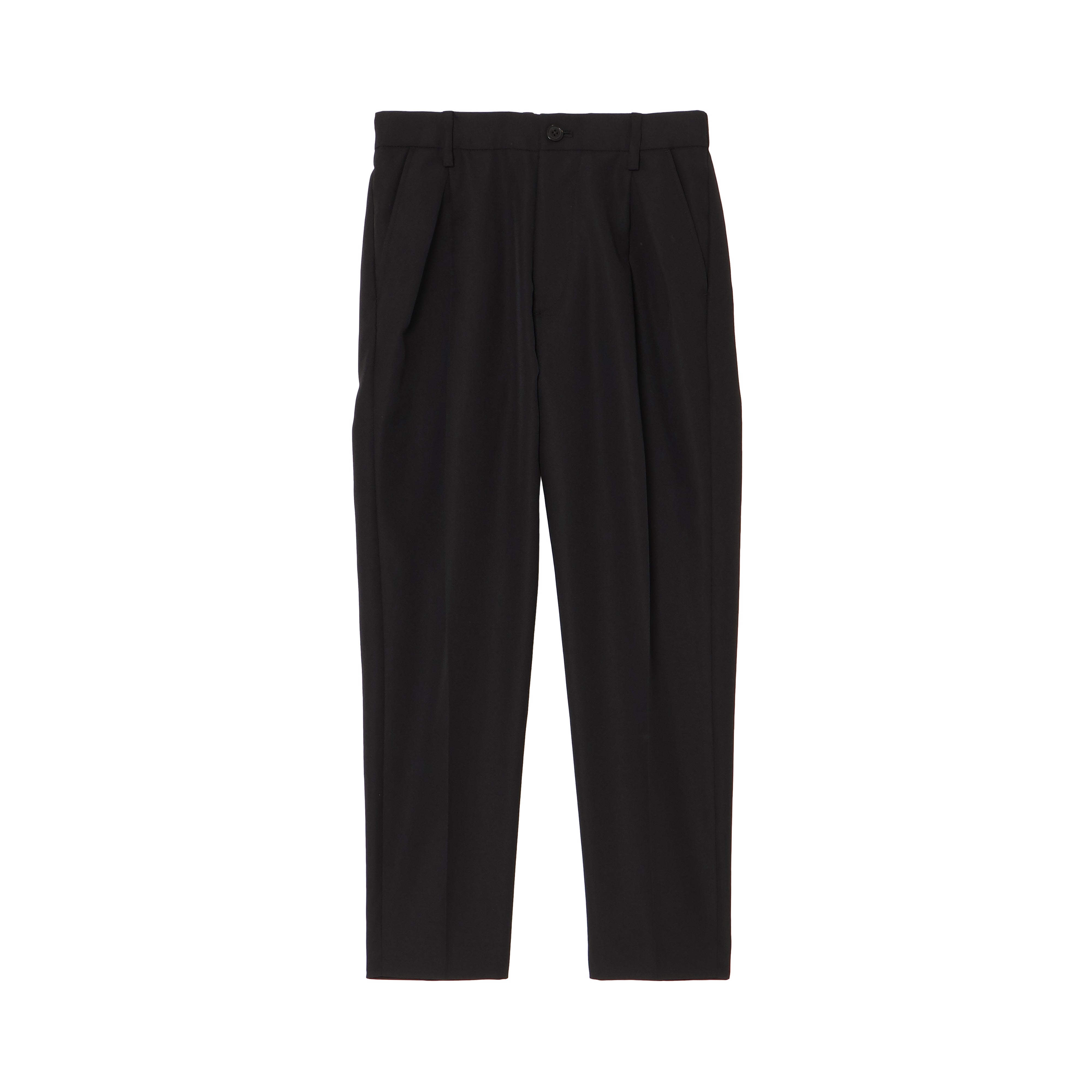BASIC PANTS (WOOL MIX) BLACK