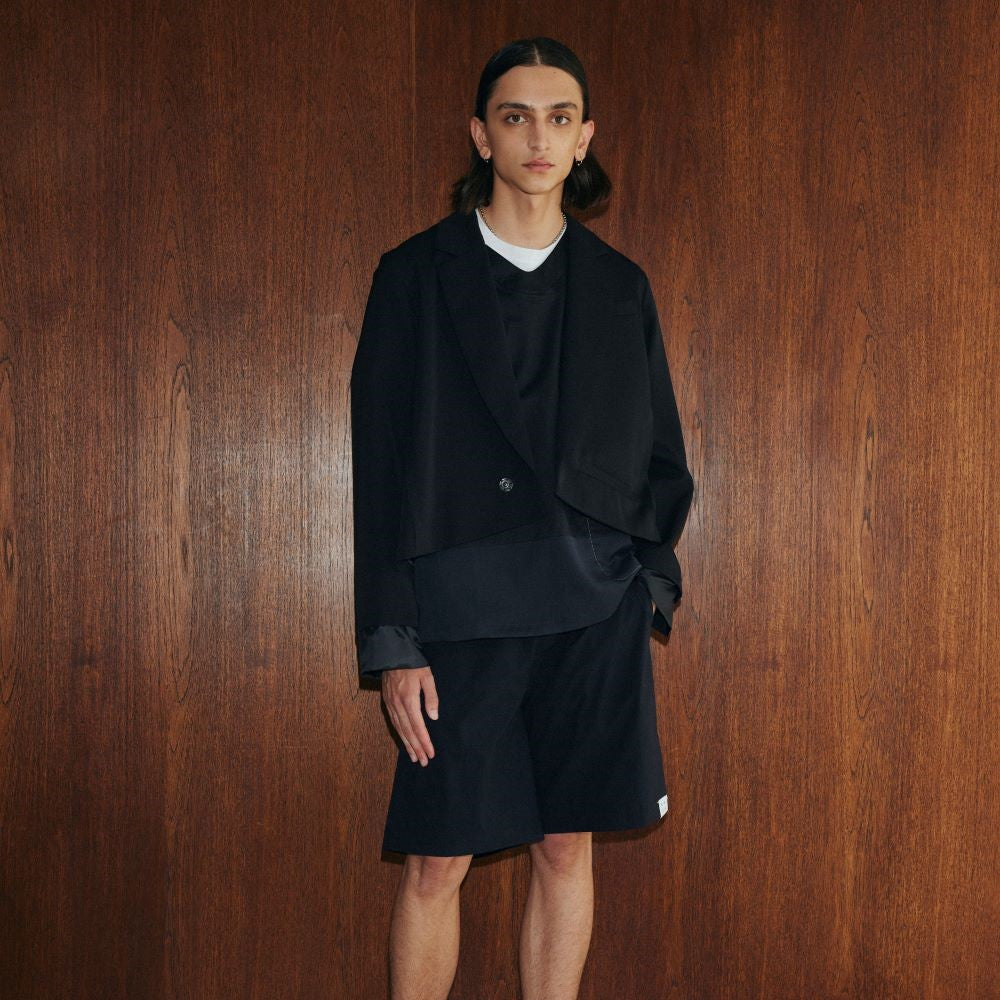 24SS  PULLOVER SHIRTS (BLACK/NAVY)